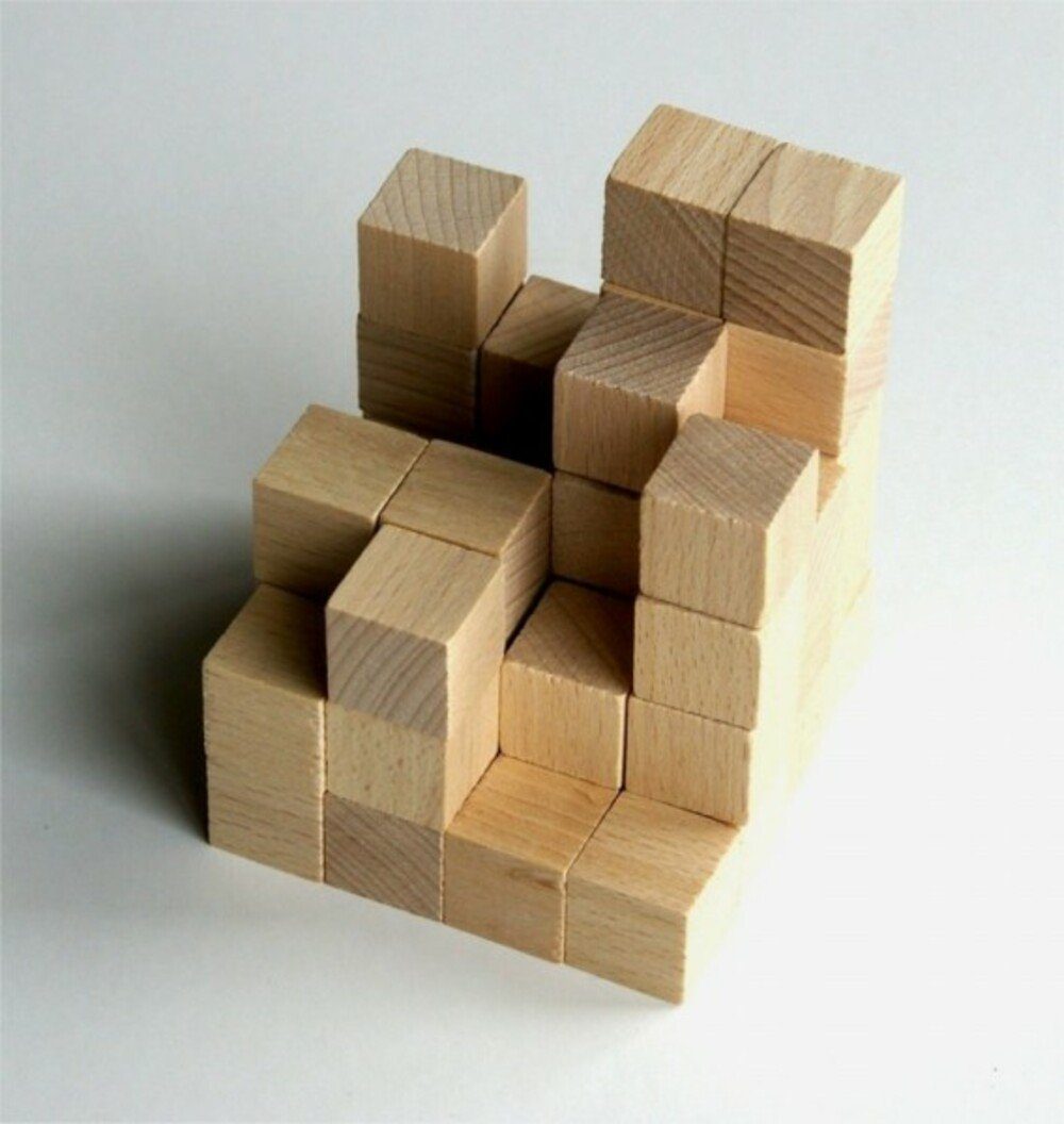 Erzgebirgische Holzspielwaren Ebert GmbH Würfel Buche natur vollkantig 20mm Konstruktionsspielsteine