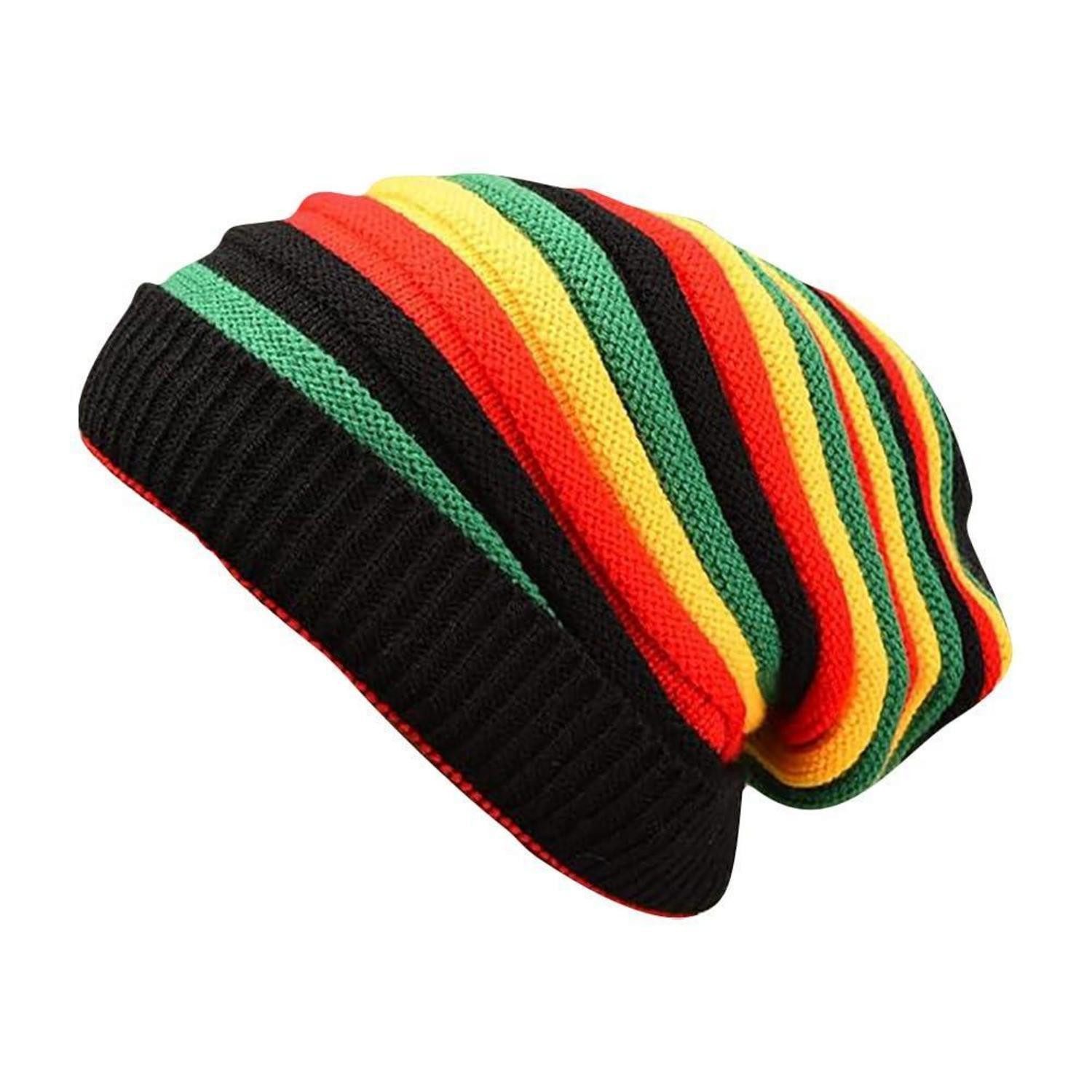 LuxusKollektion Strickmütze Beanie bunte Strickmütze bunt (1-St)