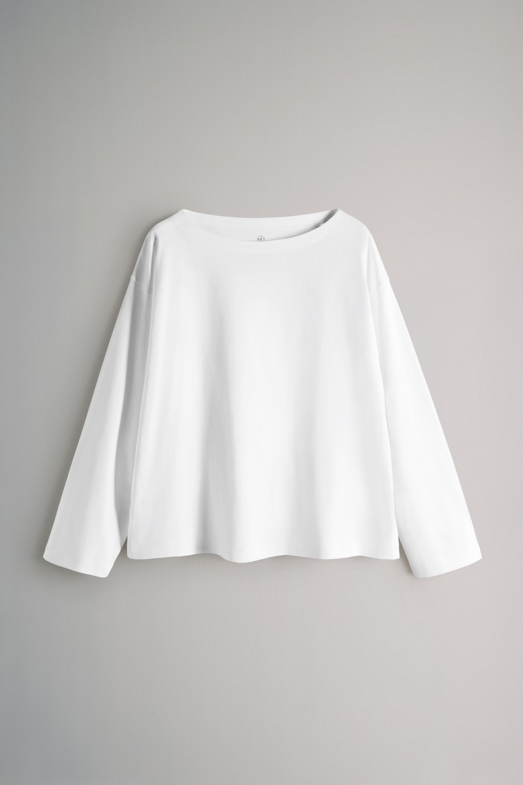 The Set Langarmshirt The Set T-Shirts mit U-Boot-Ausschnitt, 3er-Pack (3-tl günstig online kaufen