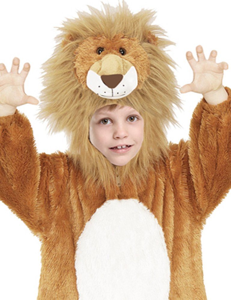 Das Kostümland Kostüm Löwe Tierkostüm für Kinder - Lustige Verkleidung  Wildkatze zu Karneval, Mottoparty und Kinderfasching