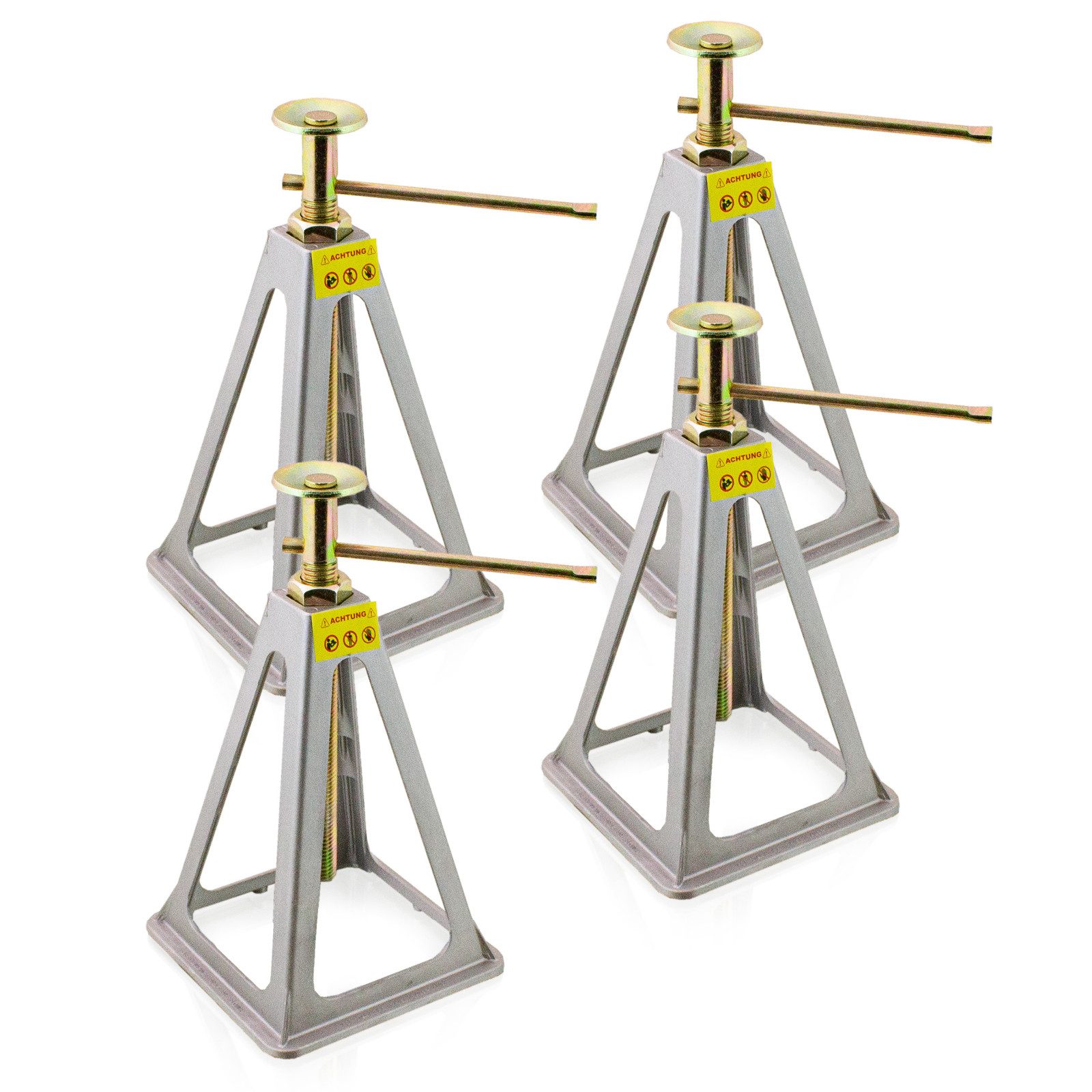Bituxx Unterstellbock 4er Set Alu Stützböcke 900kg, 900 kg max. Belastbarkeit, (Set, 4-St., MS-17511)