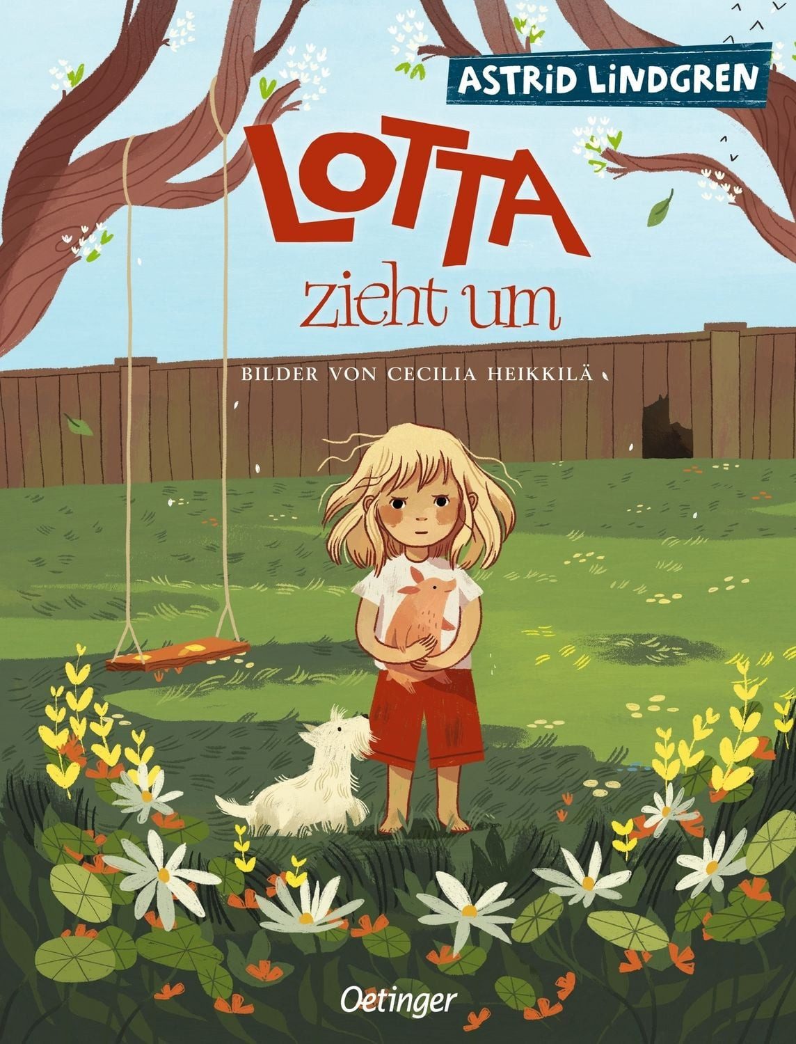 Kinderbuch Lotta zieht um Neu illustriert von Cecilia Heikkilä Astrid Lindgren