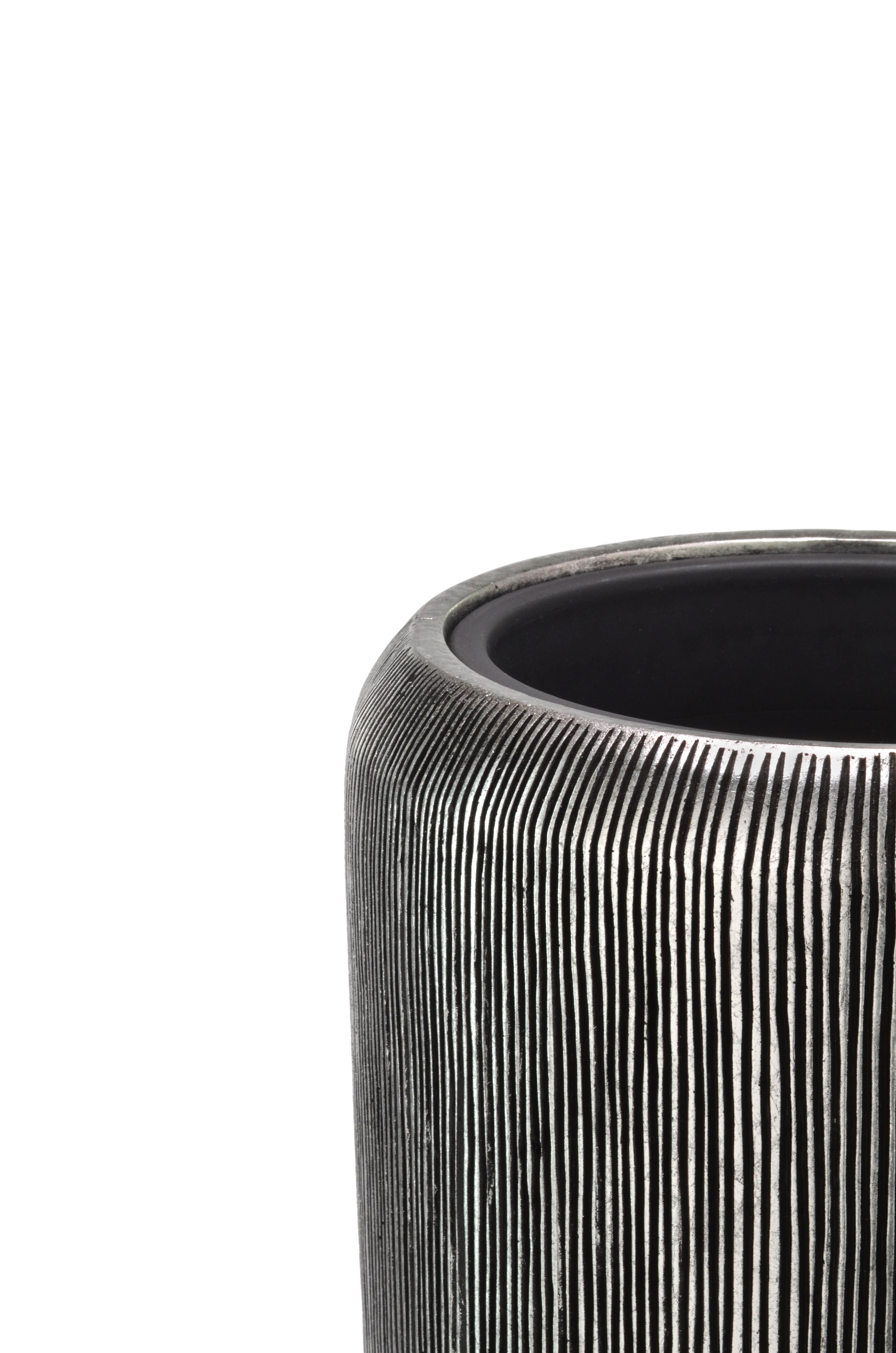 Flingora Bodenvase Esmee, mit Einsatz - Fiberglas - Indoor - Silber - Höhe günstig online kaufen