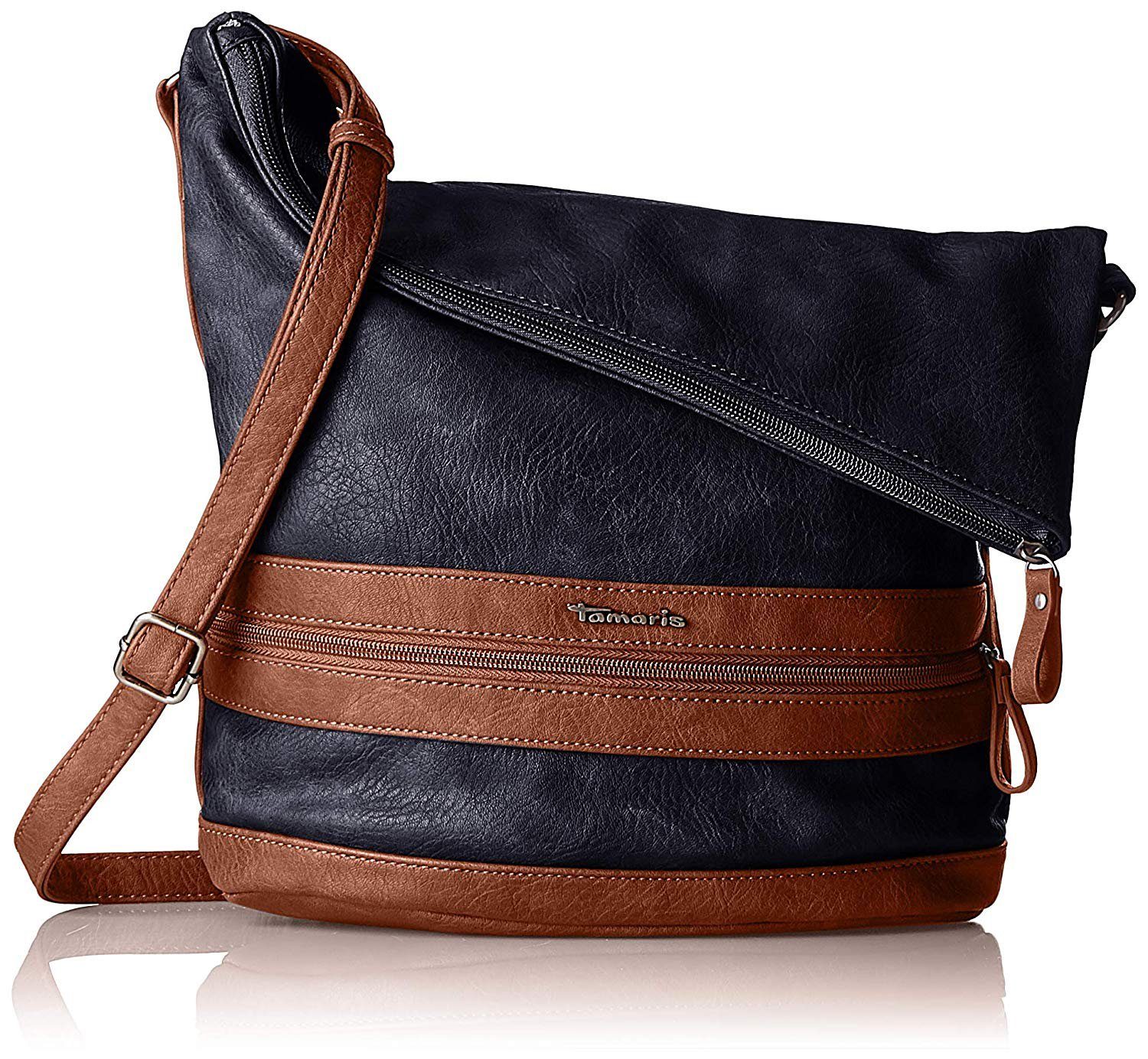 Tamaris Umhängetasche Smirne (Set), Damen Hobo Bag, Umhängetasche, Two Tone Optik