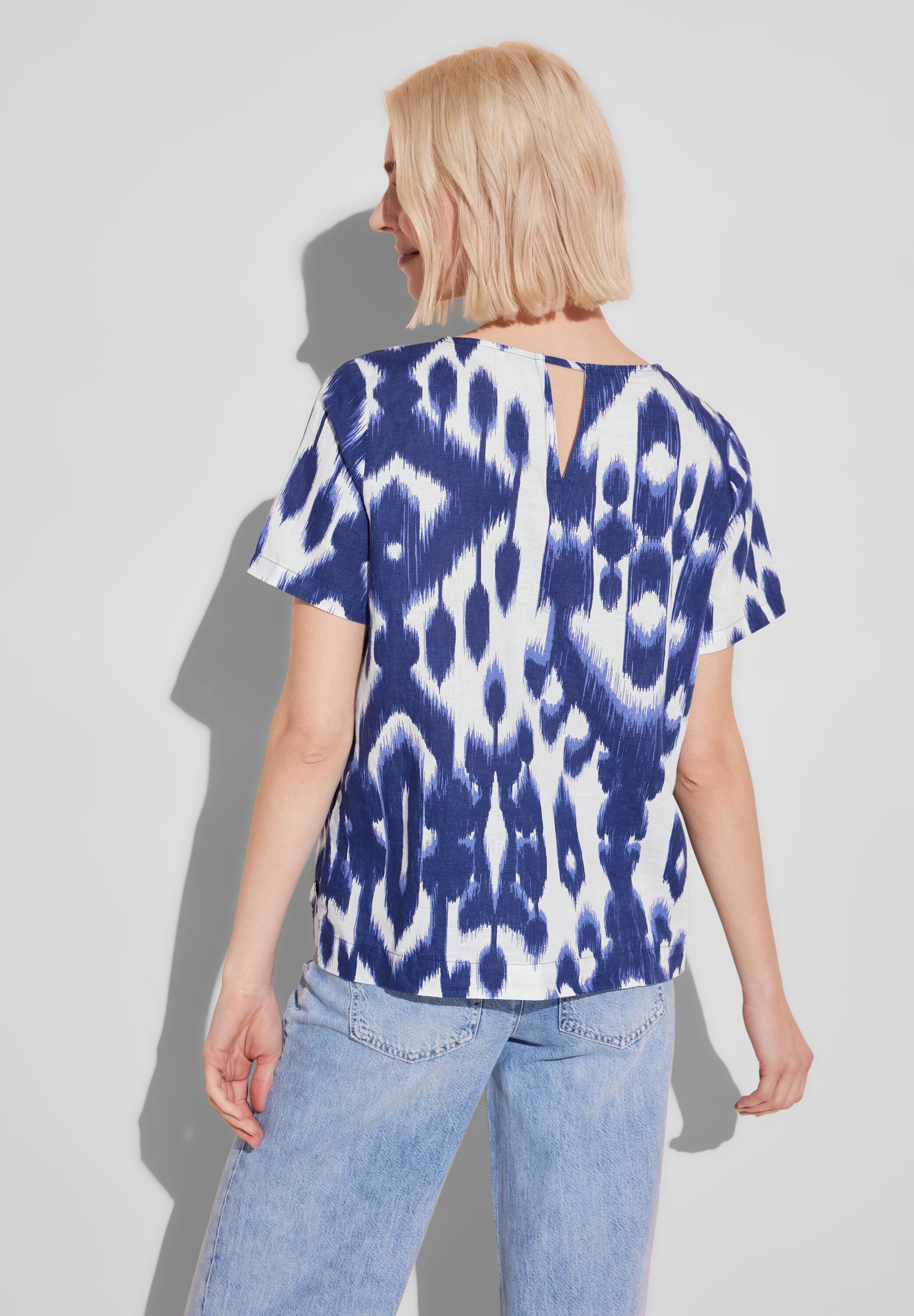 STREET ONE Blusentop mit einem grafischen günstig online kaufen