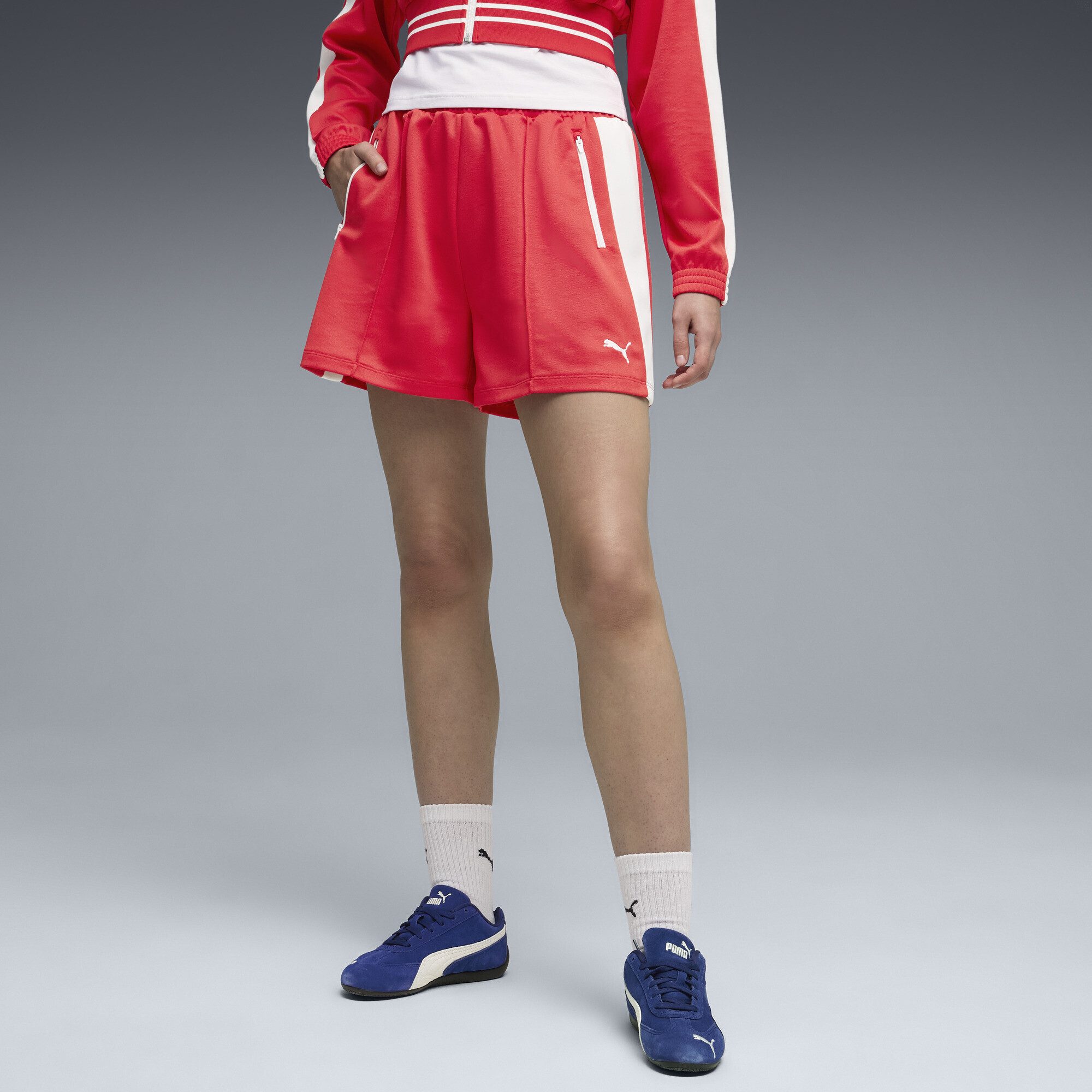 PUMA Sporthose T7 Pintuck Shorts Damen