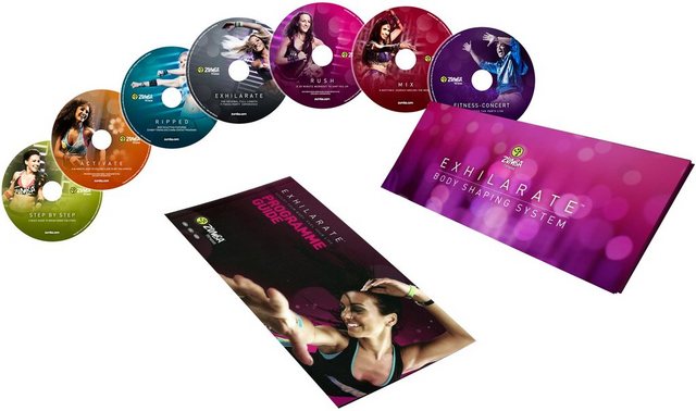 Zumba Fitness Trainings-DVD »Exhilarate Body Shaping System«, (7-St)