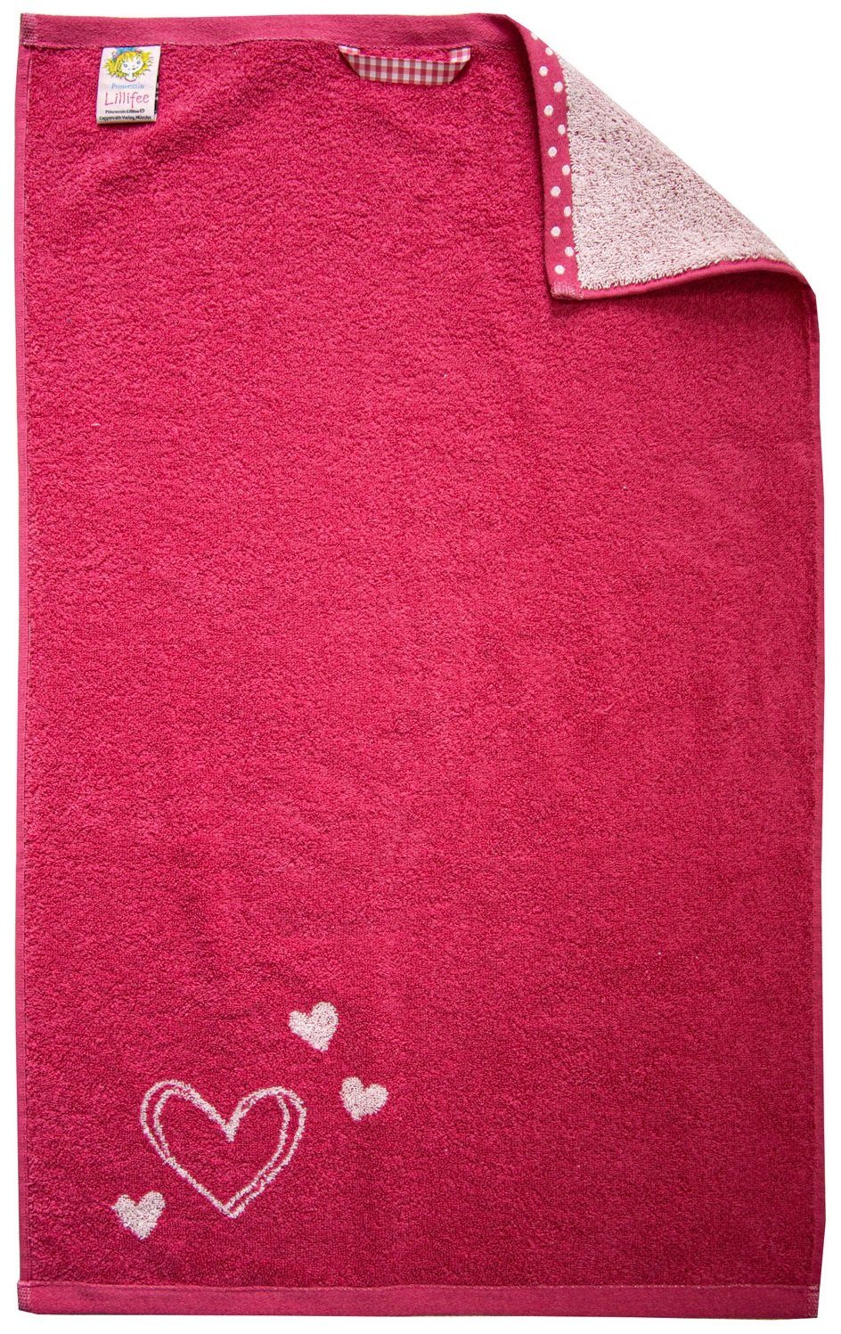 Dyckhoff Handtuch Dyckhoff Kinderfrottierserie 'Lillifee' Handtuch 50 x 70 cm Pink