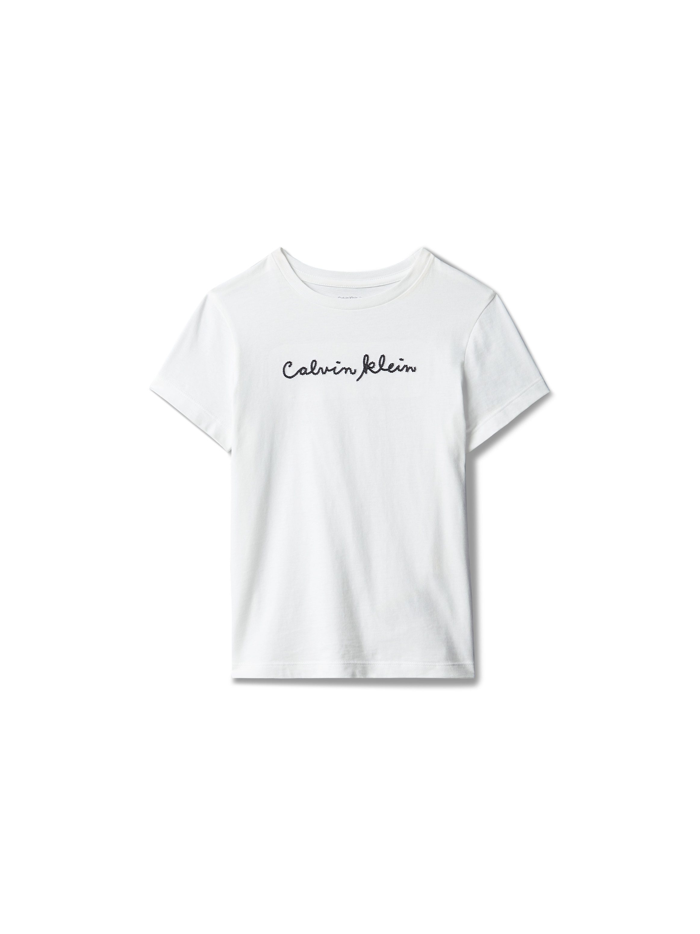 Calvin Klein Jeans T-Shirt Rundhalsausschnitt, Slim Fit, reine Baumwolle – Bild 5 von 5