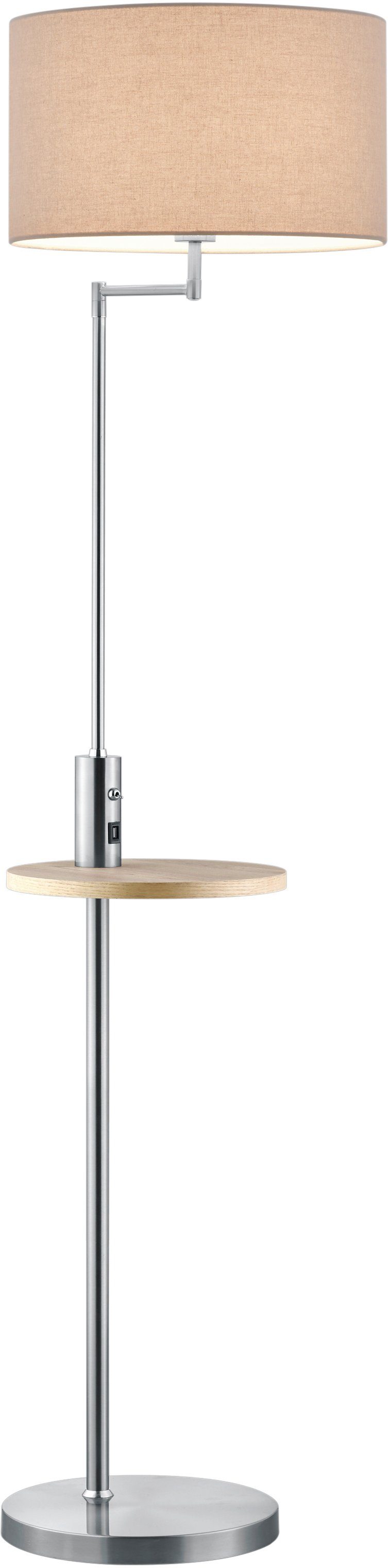 TRIO Leuchten Stehlampe Claas, USB-Anschluss mit günstig online kaufen