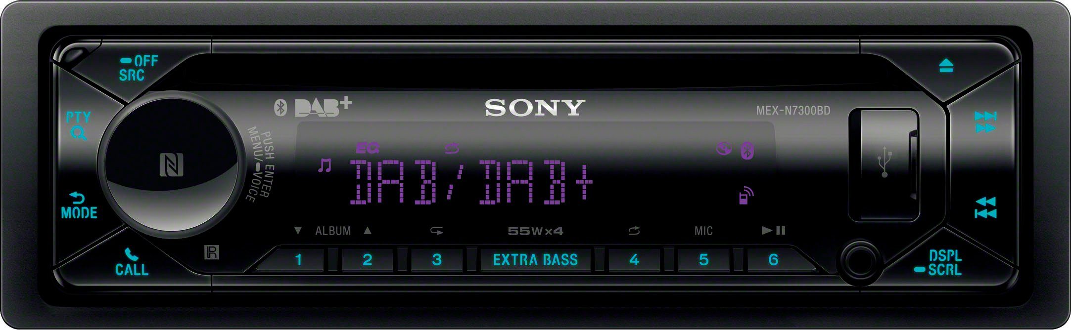 (Digitalradio (DAB), 55 W) MEXN7300KIT Autoradio Sony