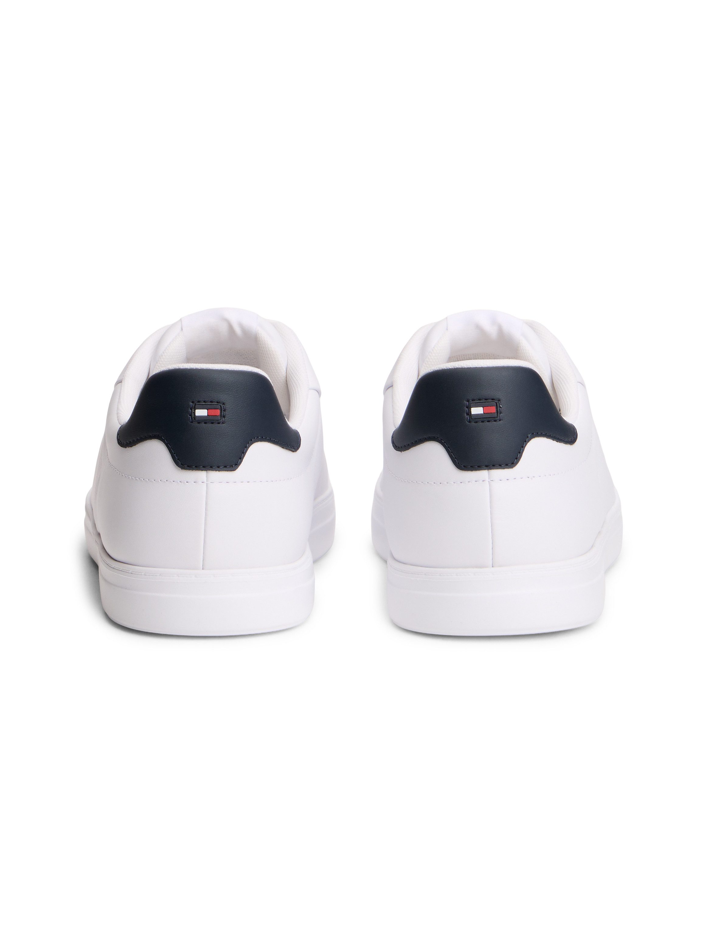Tommy Hilfiger ICON COURT LIGHT LEATHER Sneaker Freizeitschuh, Halbschuh, Schnürschuh mit dezenten Ziernähten