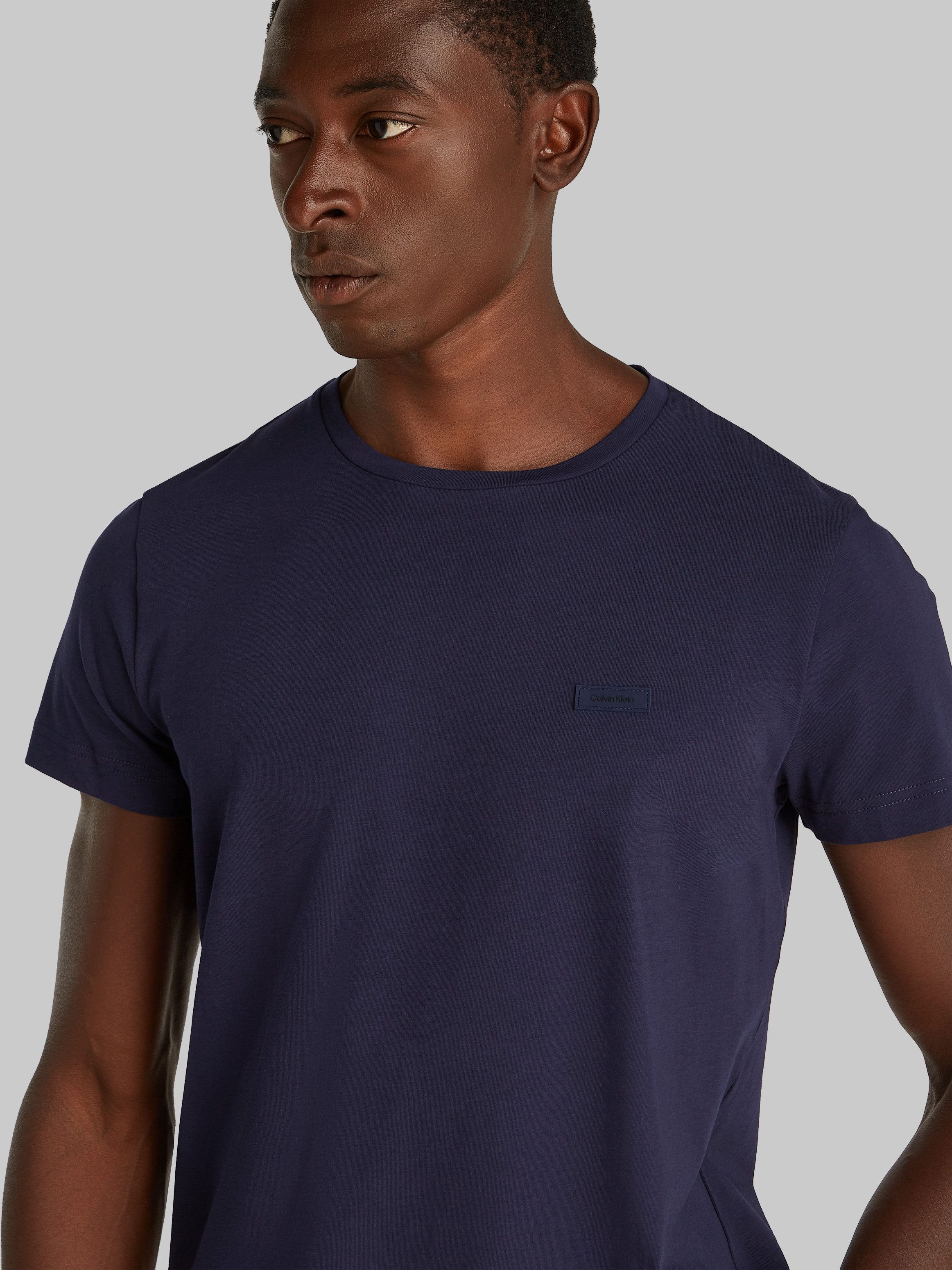 Calvin Klein T-Shirt STRETCH SLIM FIT T-SHIRT mit Rundhalsausschnitt günstig online kaufen
