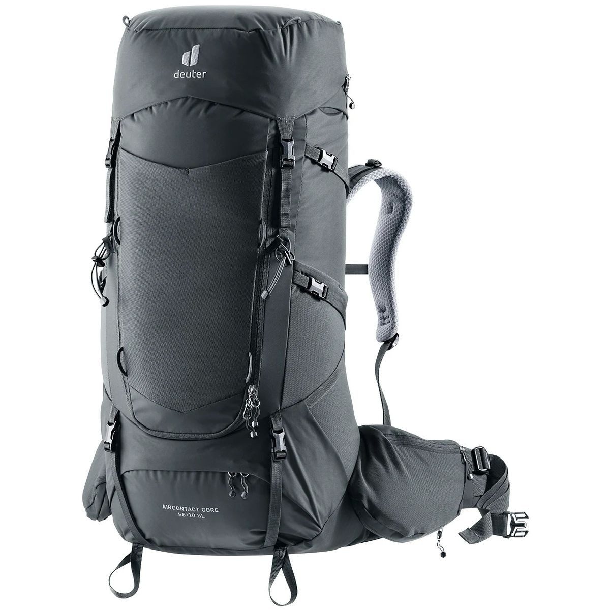 deuter Trekkingrucksack Aircontact Core 55+10 SL, Perfekter Trekkingrucksack mit anpassbarem Tragesystem und