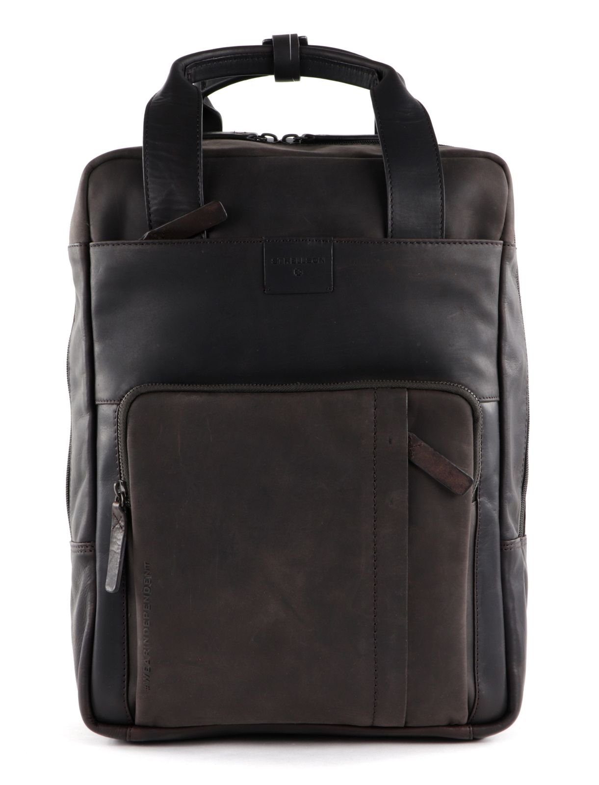 Strellson Rucksack Josh Backpack, aus echtem Leder