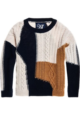 SUPERDRY Трикотажный пуловер »CODIE STITC...