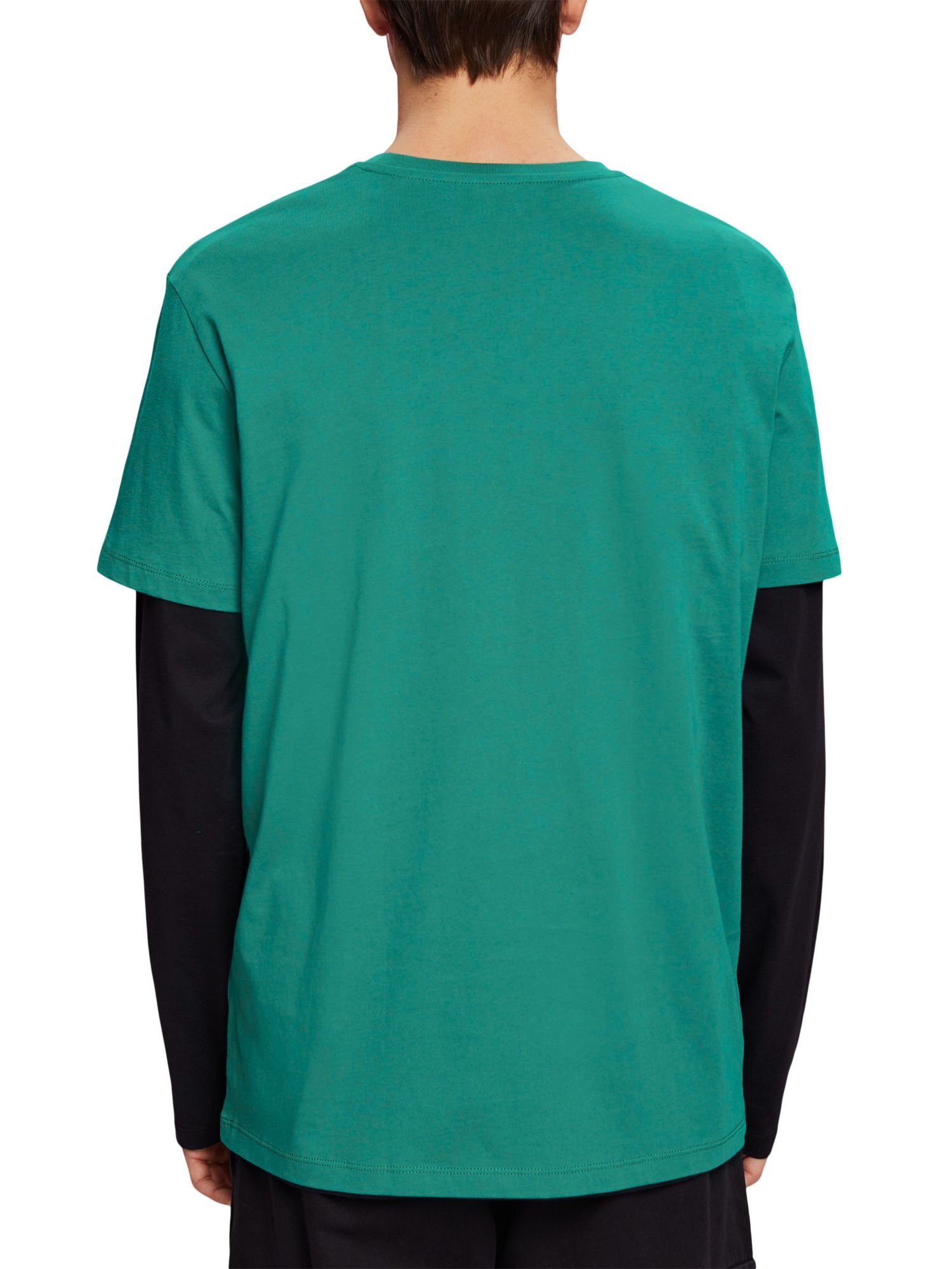 GREEN Brusttasche Baumwolle EMERALD Esprit aus (1-tlg) mit T-Shirt nachhaltiger T-Shirt