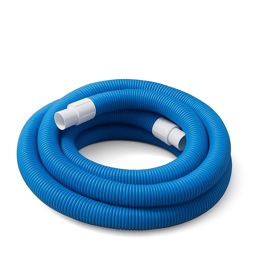 BruKa Poolschlauch Ø 38mm Poolschlauch mit festen Muffen Saugschlauch, Poolsauger Pool Schlauch