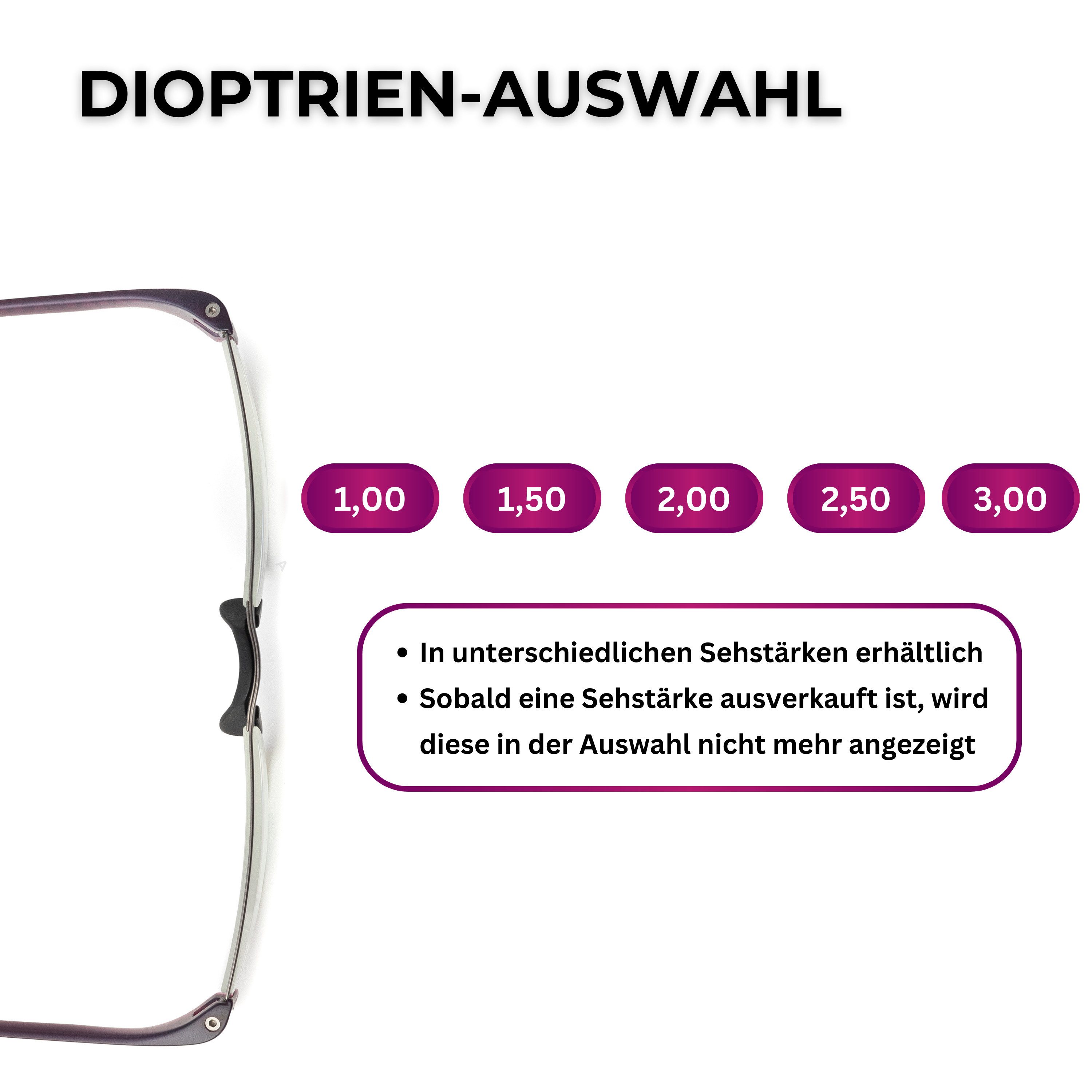 PORSCHE Design Brillengestell Porsche Design Lesebrille P8801, Sehhilfe aus Edelstahl, Modell: W, 100 % Original Porsche Design, Direkt vom Optiker