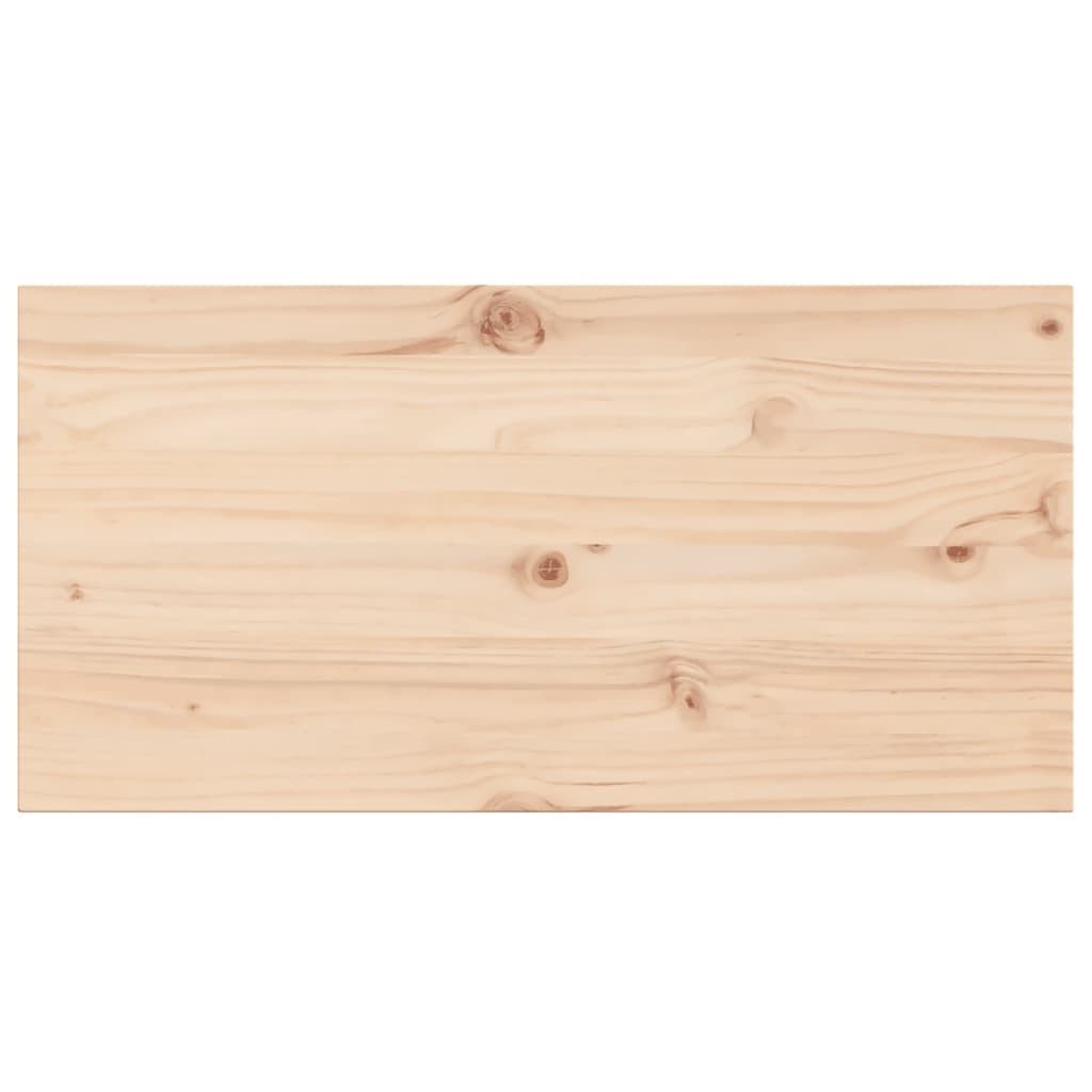 vidaXL Tischplatte Tischplatten 2 Stk. 90x45x2,5 cm Rechteckig Massivholz Kiefer (2 St)