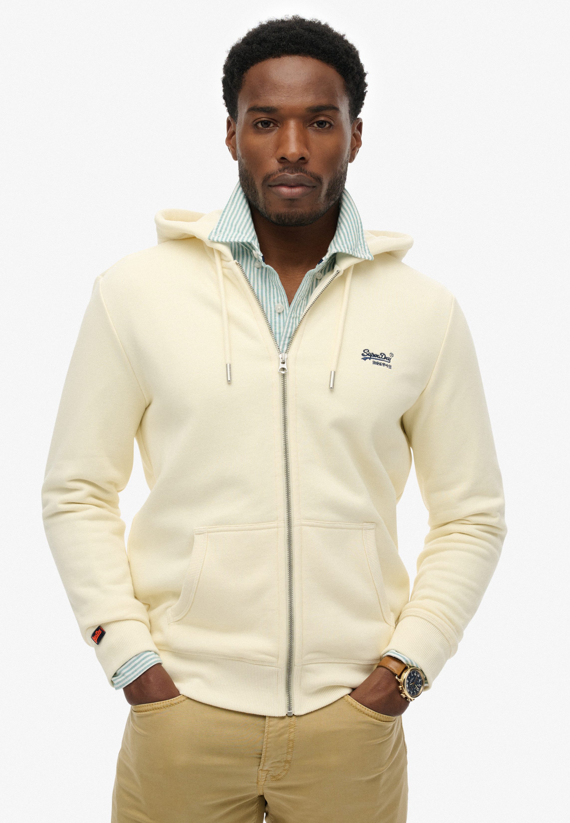 Superdry Kapuzensweatjacke ESSENTIAL LOGO ZIP HOODIE günstig online kaufen
