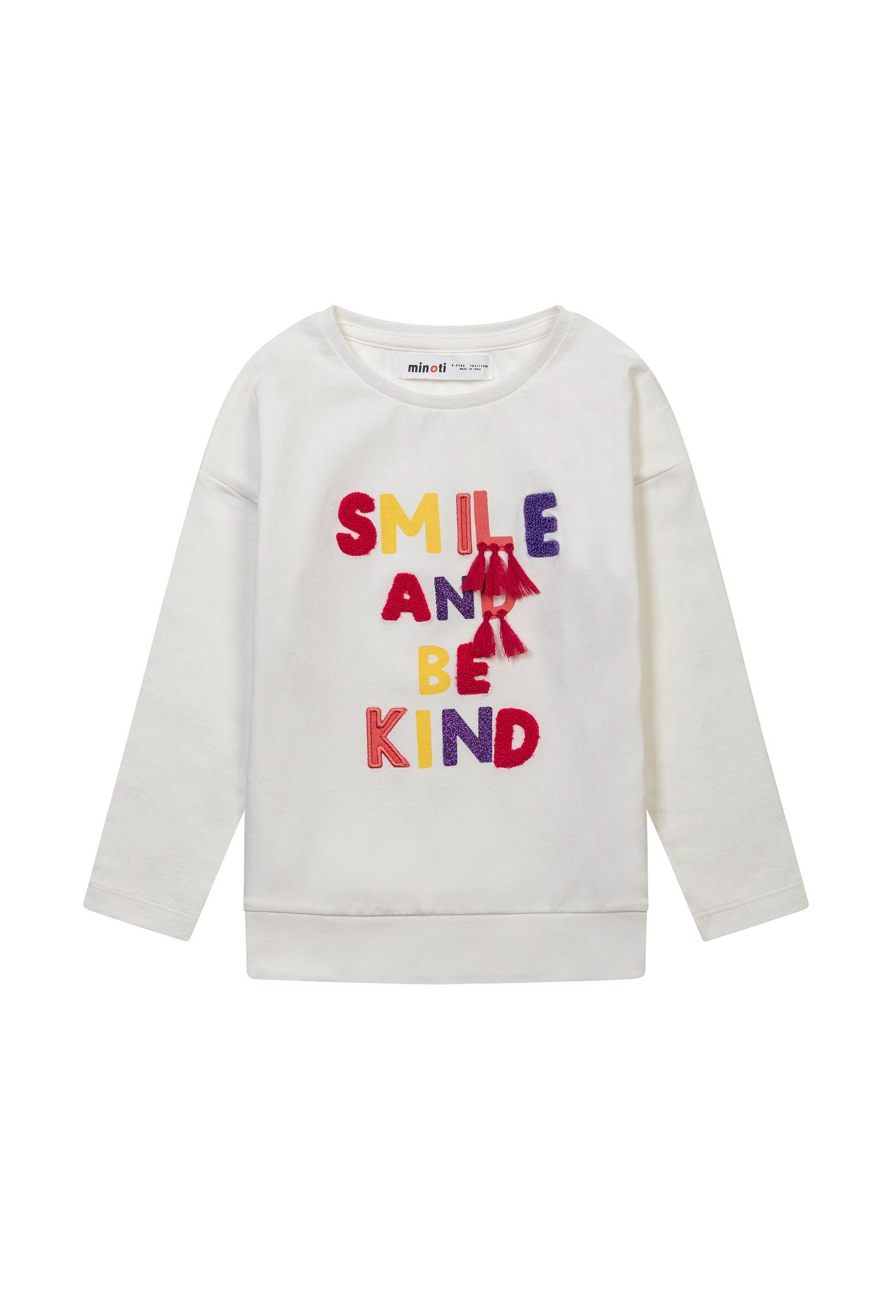 MINOTI Langarmshirt Smile-Langarmoberteil (1y-8y)