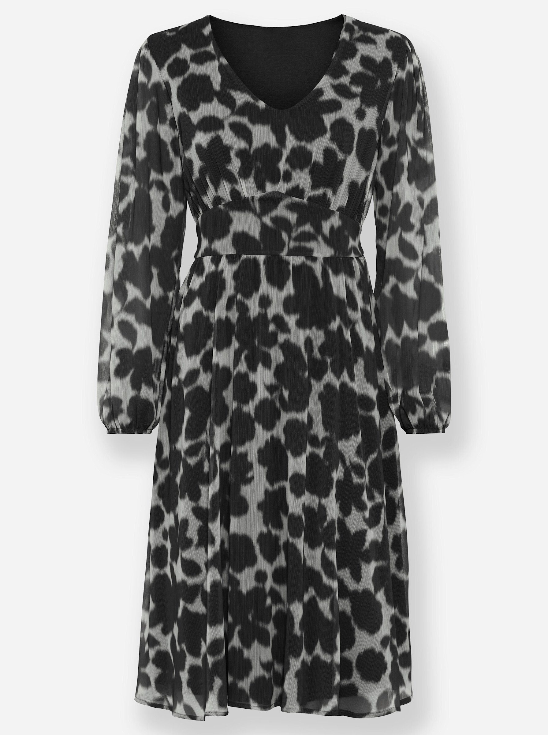 heine Etuikleid Druck-Kleid Langarm