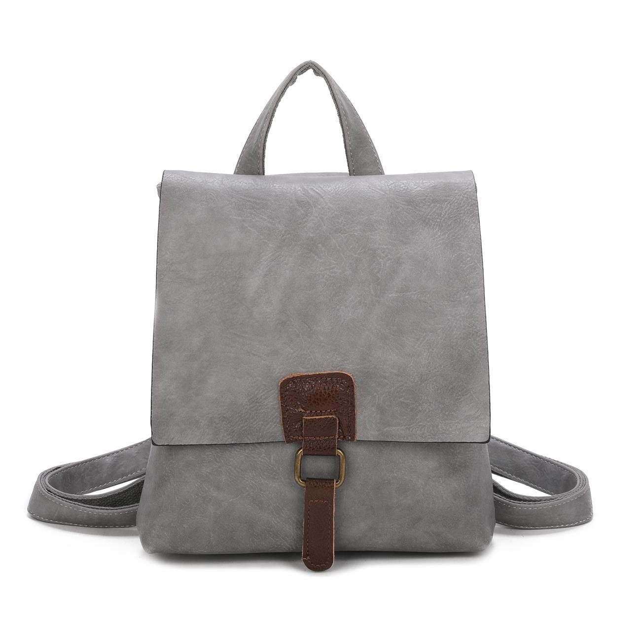 ITALYSHOP24 Rucksack Damen Schultertasche Backpack Umhängetasche CrossBody günstig online kaufen