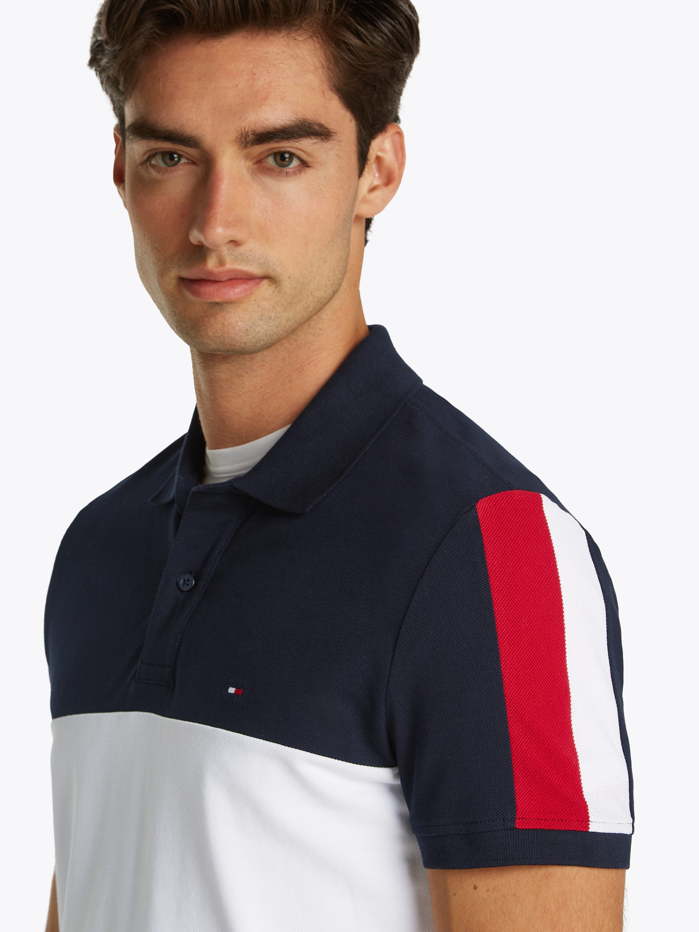 Tommy Hilfiger Poloshirt COLORBLOCK REG POLO günstig online kaufen