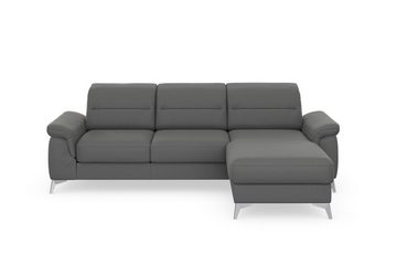 sit&more Ecksofa Sinatra L-Form, mit Recamiere, optinal mit Kopfteilverstellung und Armteilfunktion