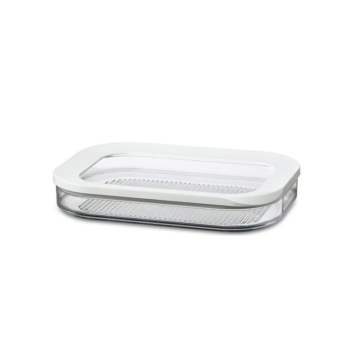 Mepal Vorratsdose Vorratsbehälter Aufschnitt Modula - Kühlschrank Vorratsdose mit Deckel, Styrol-Acrylnitril (SAN), Polyethylen (PE), ideal zum Lagern für Wurst und Käse