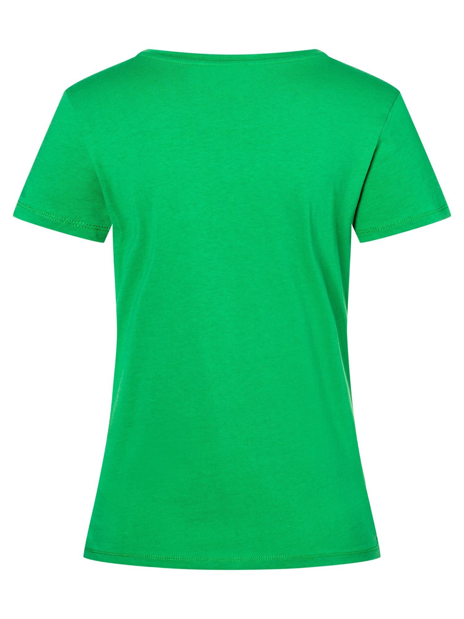 grün Rundhalsshirt (1-tlg) MORE&MORE