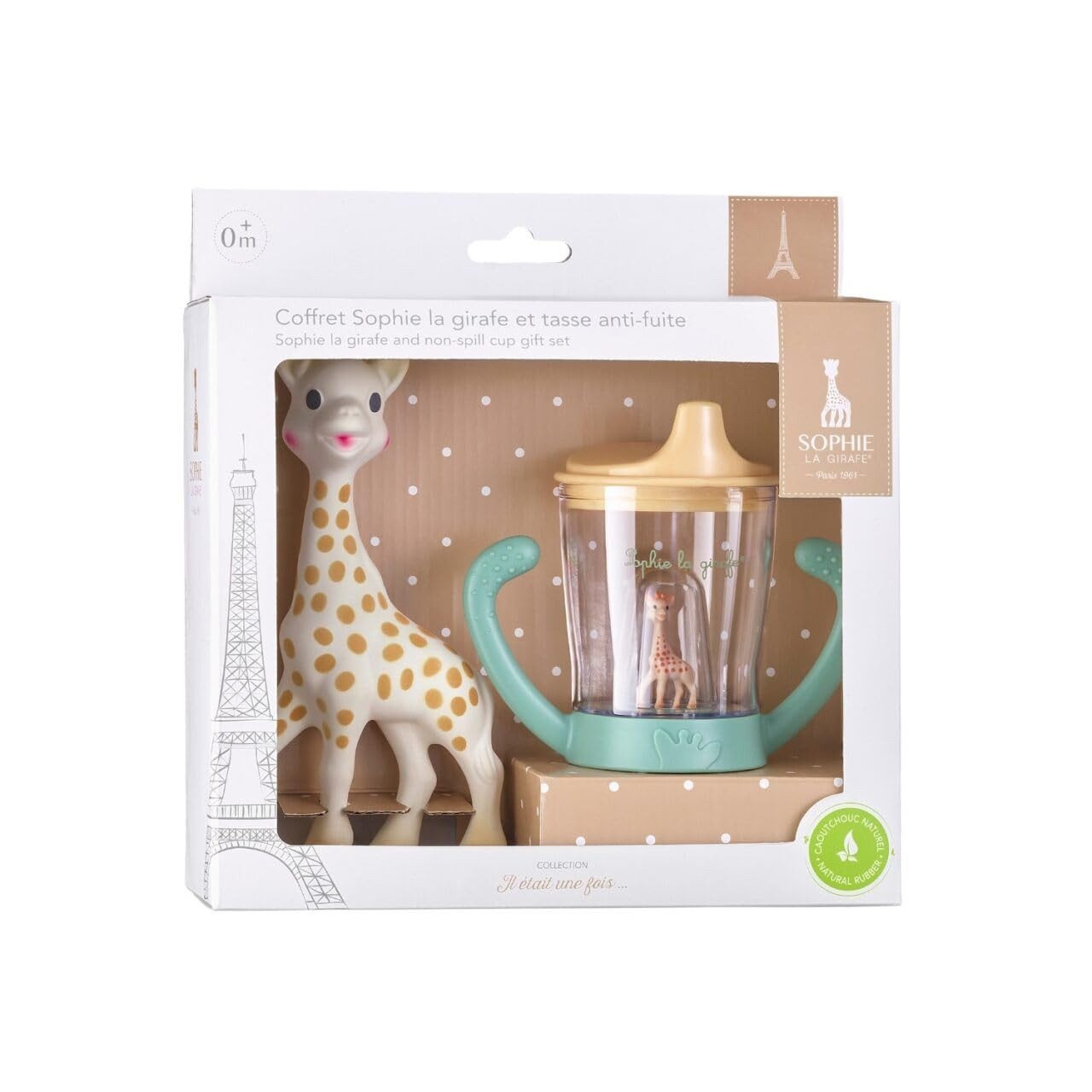 SOPHIE LA GIRAFE Spiel Sophie la girafe Set – Beissring & Trinklerntasse 180 ml