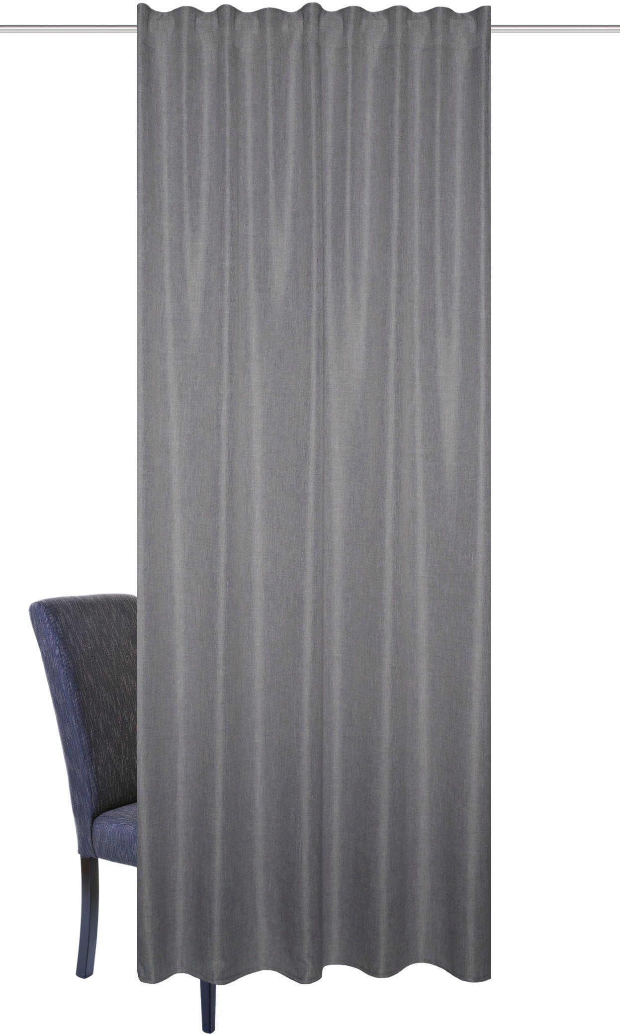 HOME WOHNIDEEN Gardine "OXFORD" Multifunktionsband 2 Stk. tlg. blickdicht günstig online kaufen