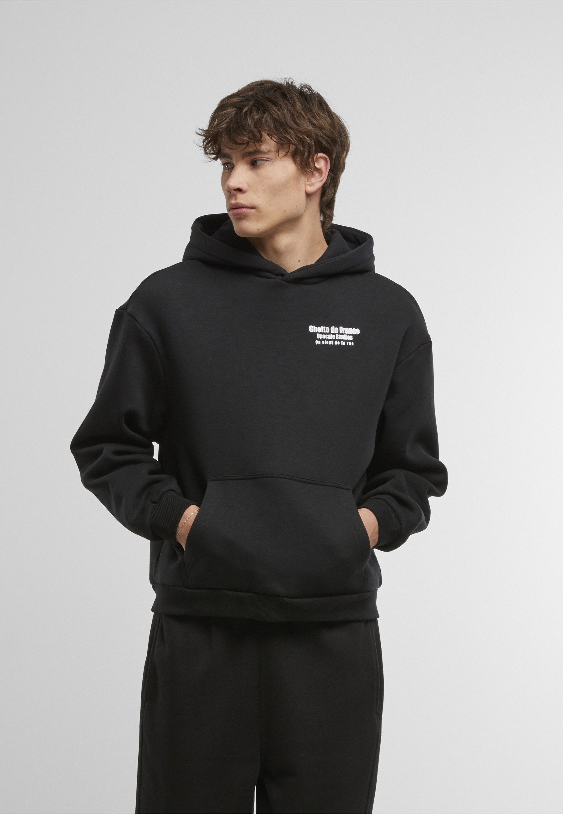 Upscale by Mister Tee Kapuzenpullover Upscale by Mister Tee Ghetto de France Fluffy Hoody (1-tlg)