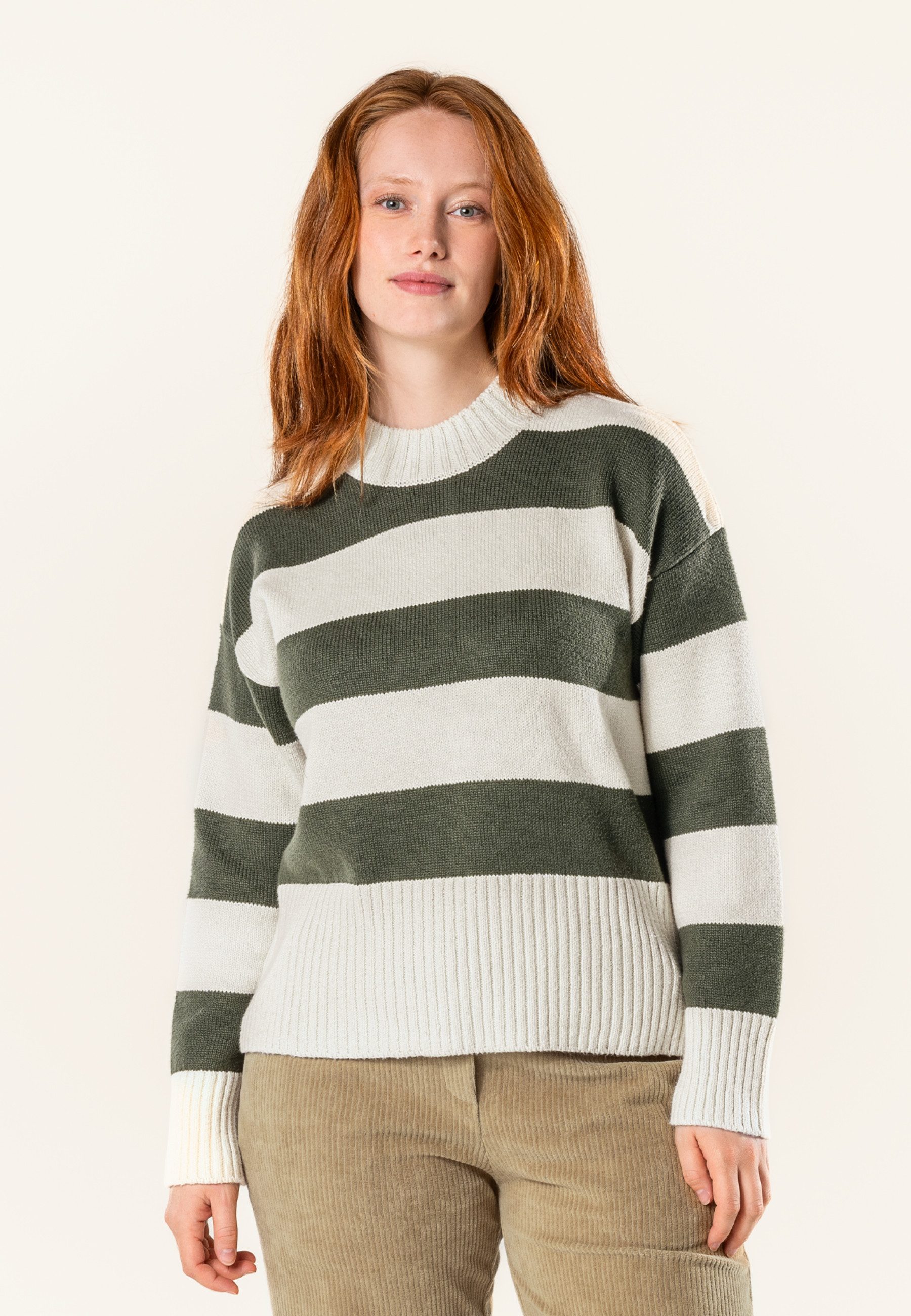 LIVING CRAFTS Strickpullover SELANIA GOTS zertifiziert
