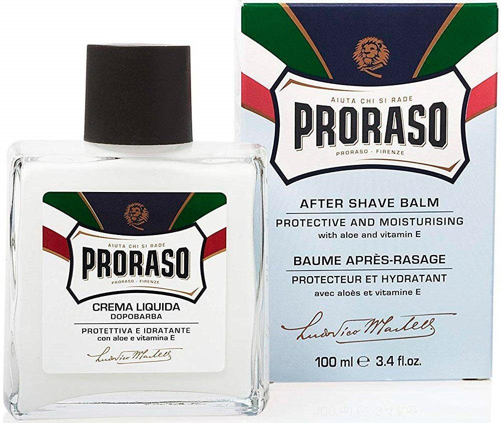 Herren Rasur PRORASO After-Shave Balsam Blue Protective, schützend und pflegend