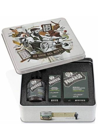 PRORASO Bartpflege-Set "Cypress & Vet...