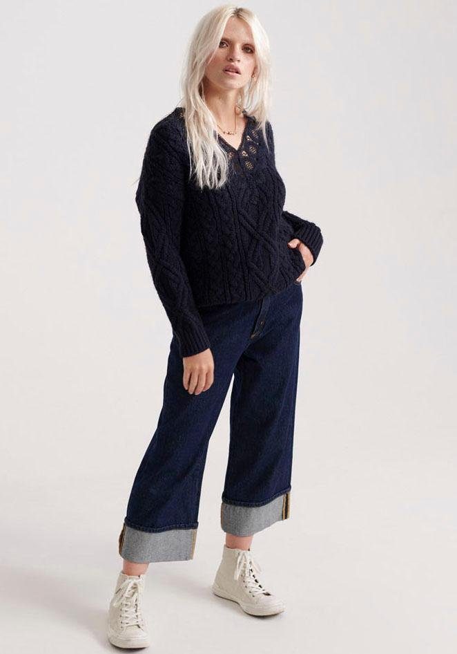 Superdry Strickpullover »LANNAH LACE VEE CABLE KNIT« mit durchgehendem Zopfmuster online kaufen | OTTO Superdry Strickpullover »LANNAH LACE VEE CABLE KNIT« mit durchgehendem Zopfmuster online kaufen | OTTO