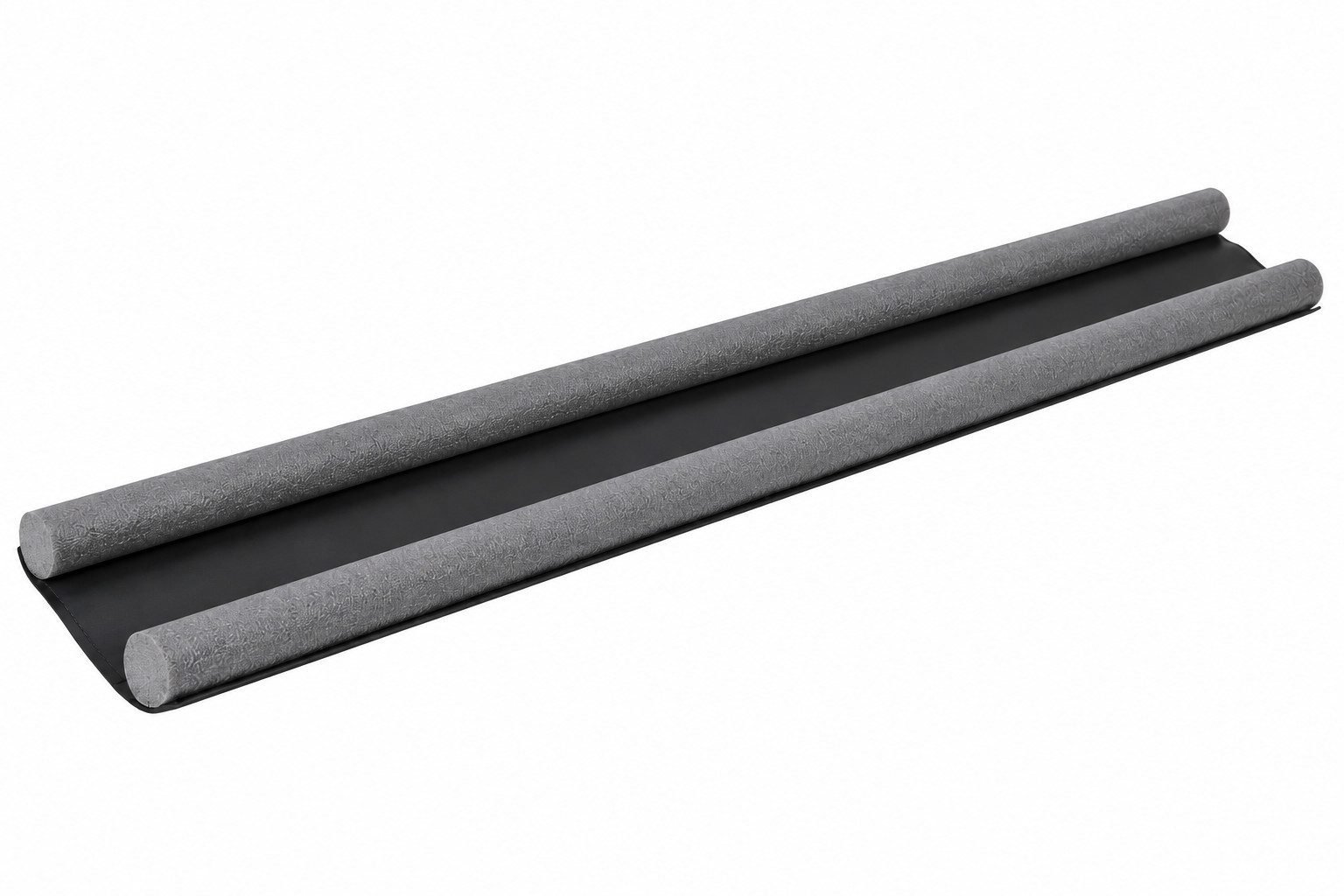 HH-Haushalt Zugluftstopper Zugluftstopper Türdichtung 95 cm Grau/Schwarz – Luftzugstopper