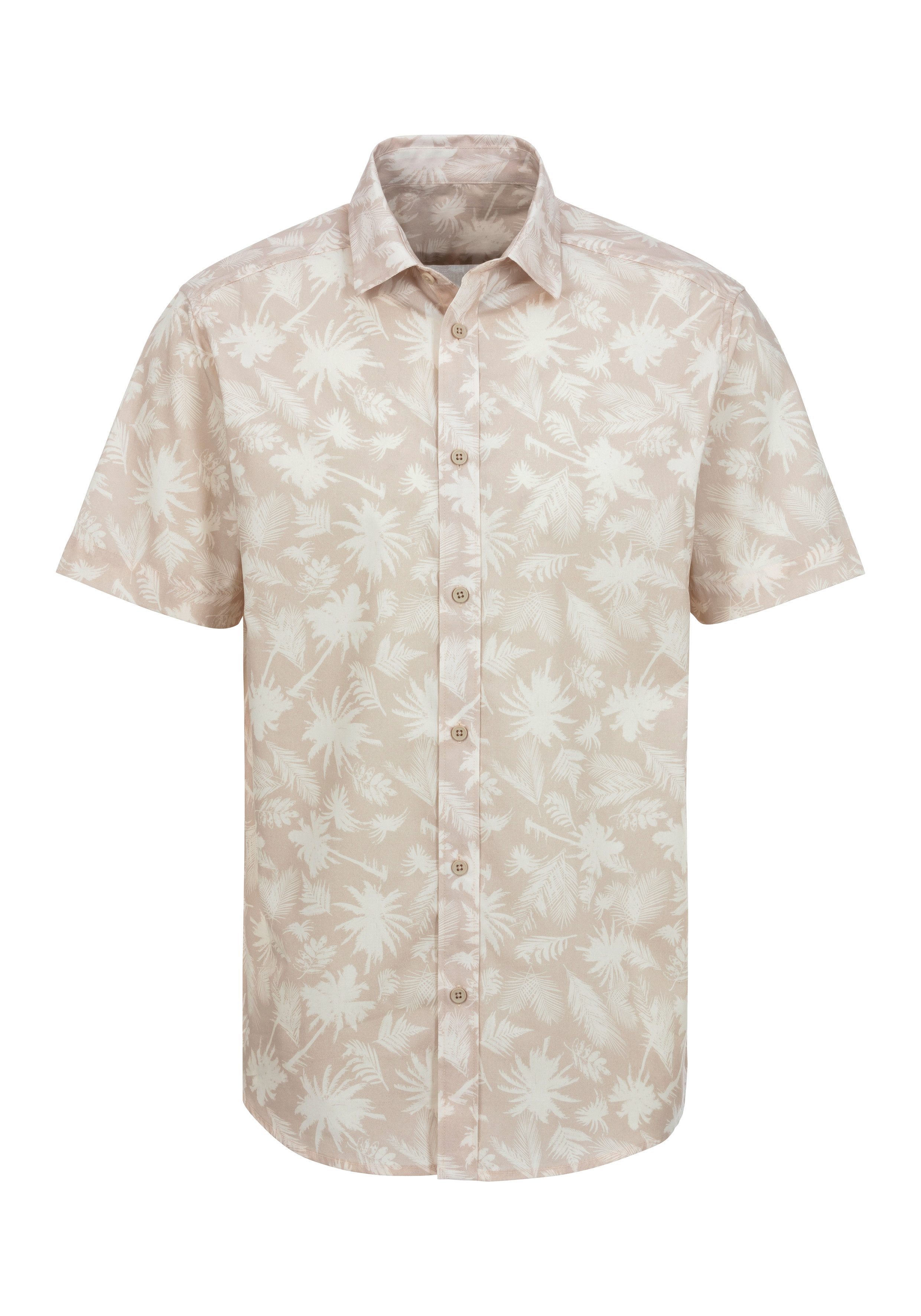 Beachtime Hawaiihemd Regular fit, Kurzarm, Freizeithemd mit Palmenprint, re günstig online kaufen