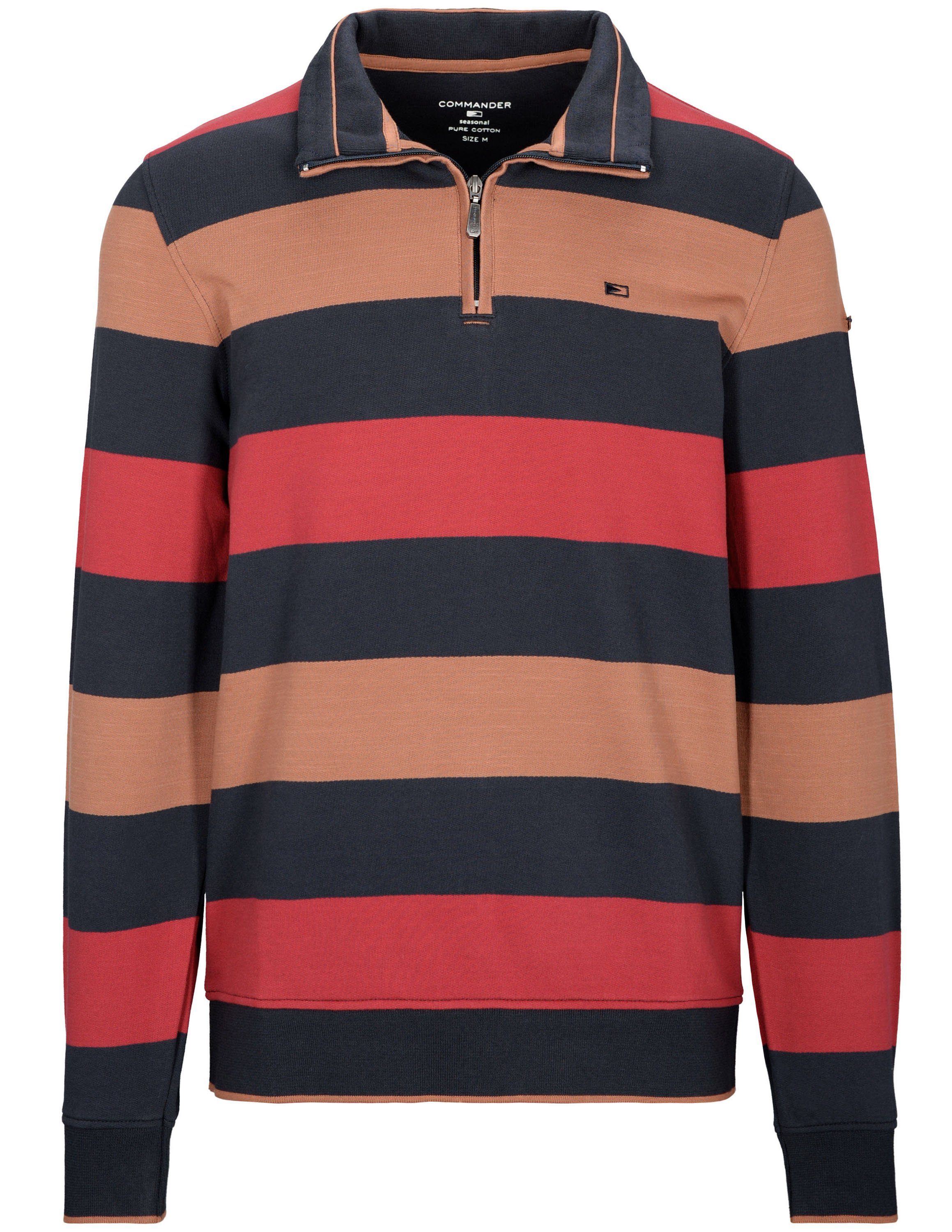 Fleece mit Kapuze Gr.XS Orange NEU Sportliche Fleece Jacke Disco aus Jacquard