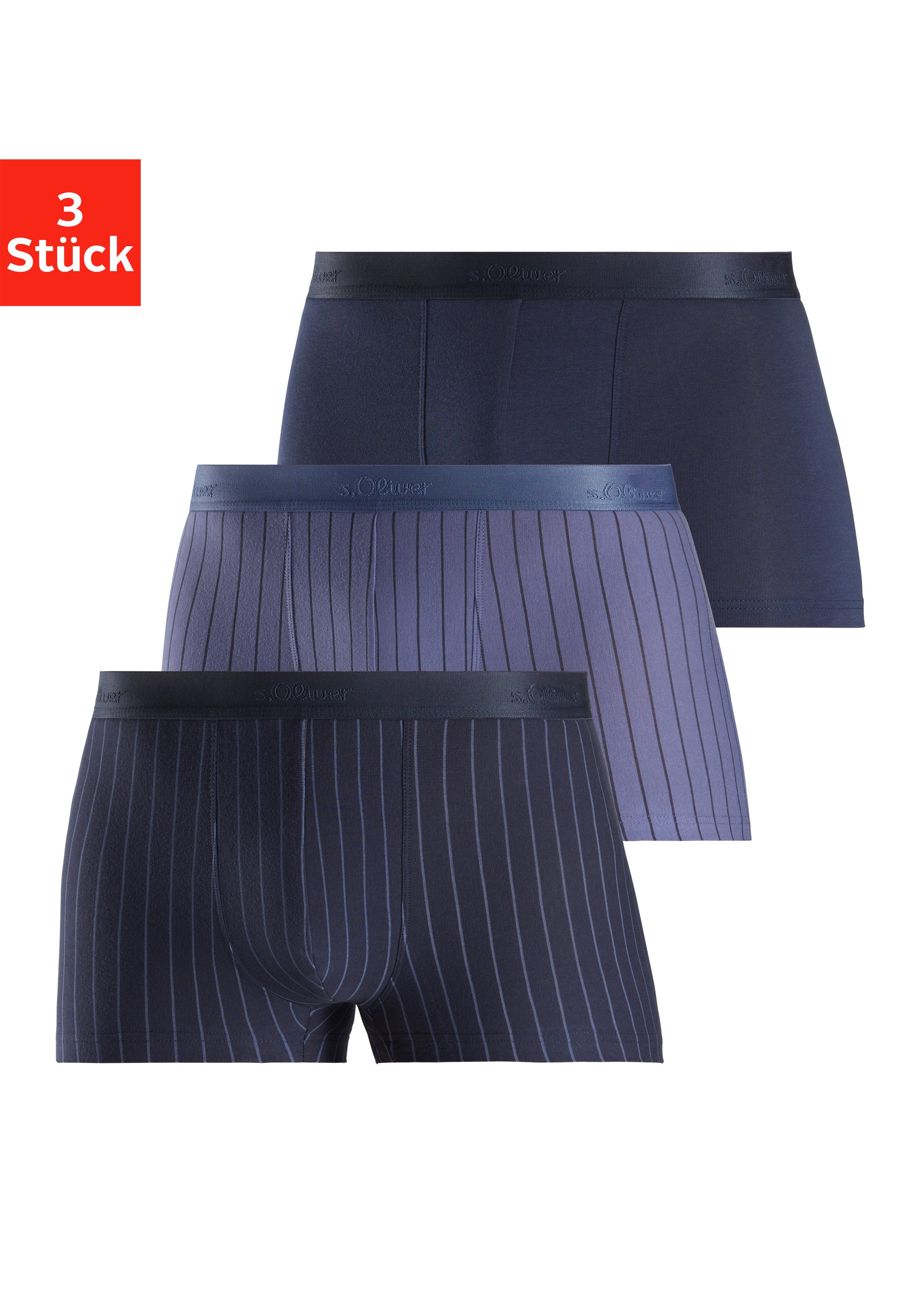 s.Oliver Boxer Boxershorts für Herren (Packung, günstig online kaufen