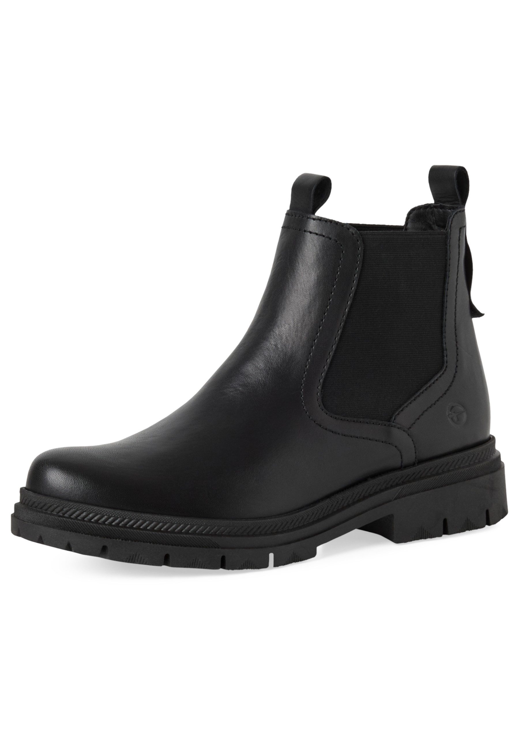 Tamaris 1-25407-45 003 Black Leather Stiefelette günstig online kaufen