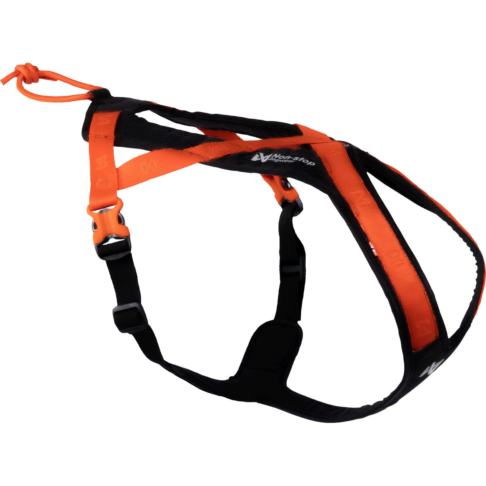 Non-stop dogwear Hunde-Geschirr Rush Harness black/orange, für aktive Hunde günstig online kaufen