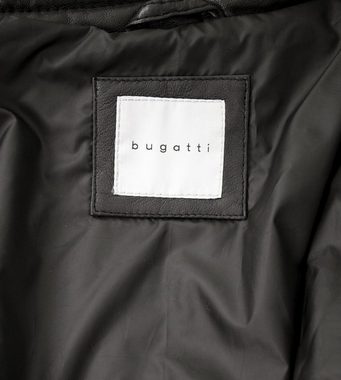 bugatti Lederjacke Men-101/M Echtleder Herren Lederjacke Steppjacke Lammnappa schwarz