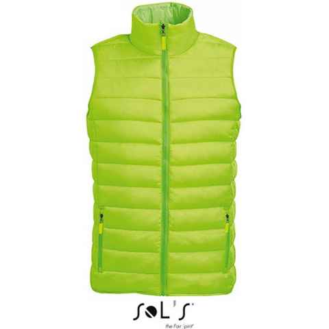 SOLS Funktionsweste Herren Lightweight Bodywarmer Wave / Hoher Kragen