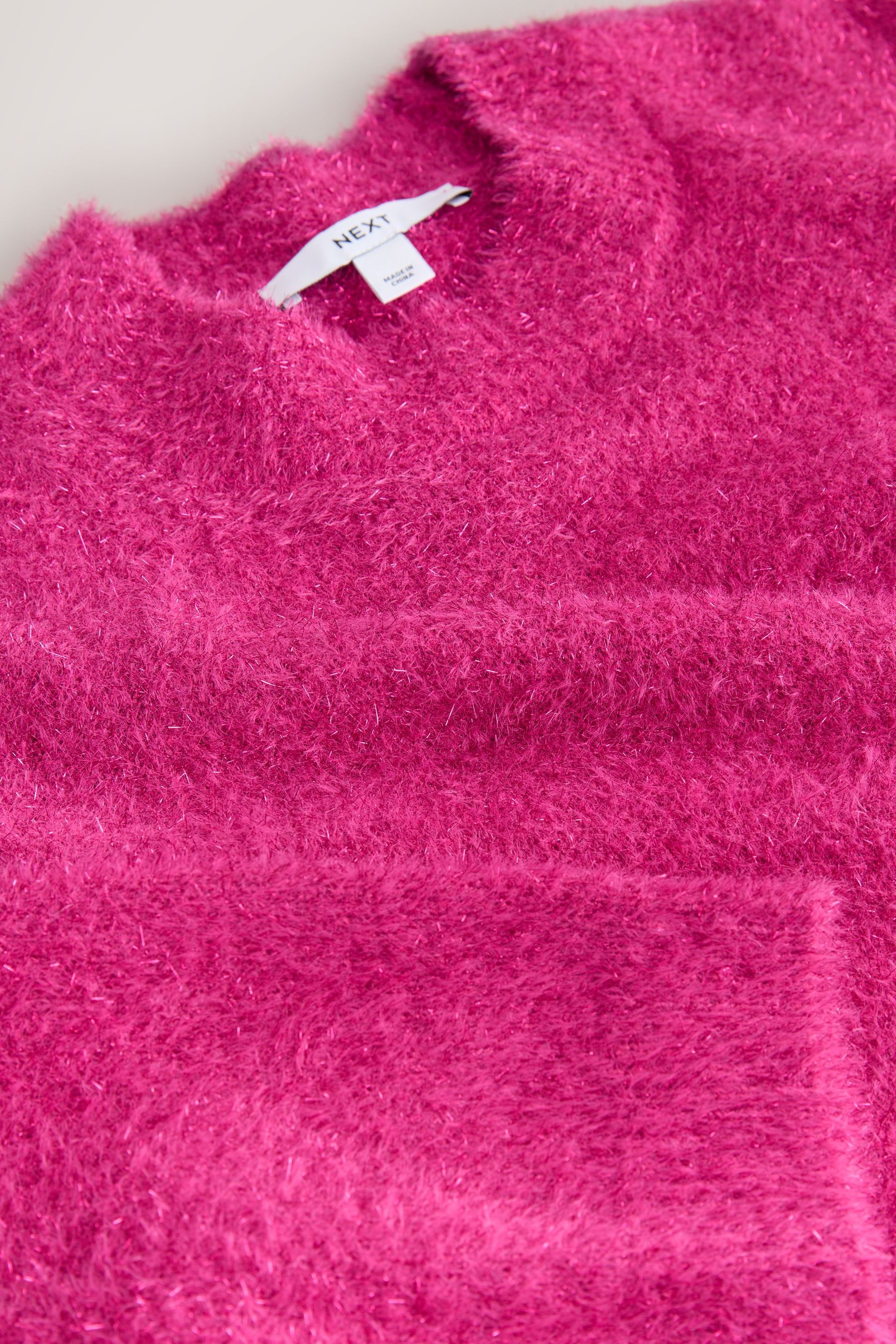 Next Strickpullover T-Shirt mit halblangen Ärmeln und Lametta (1-tlg) günstig online kaufen