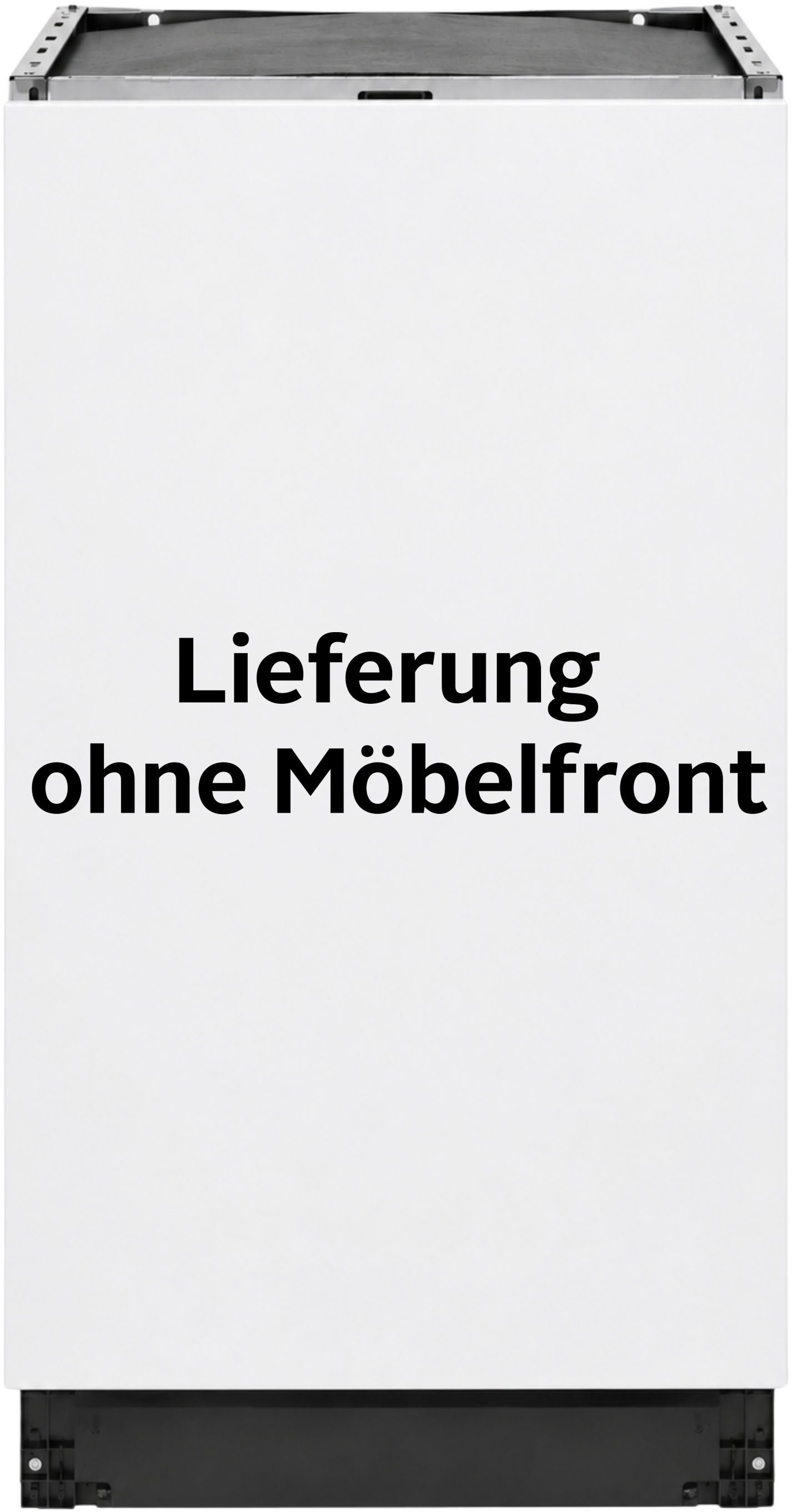 exquisit vollintegrierbarer Geschirrspüler 9311 EGSP9311-E-450C schwarz, 9,8 l, 11 Maßgedecke, Mehr Komfort mit LED-Fußbodenanzeige & AquaStop