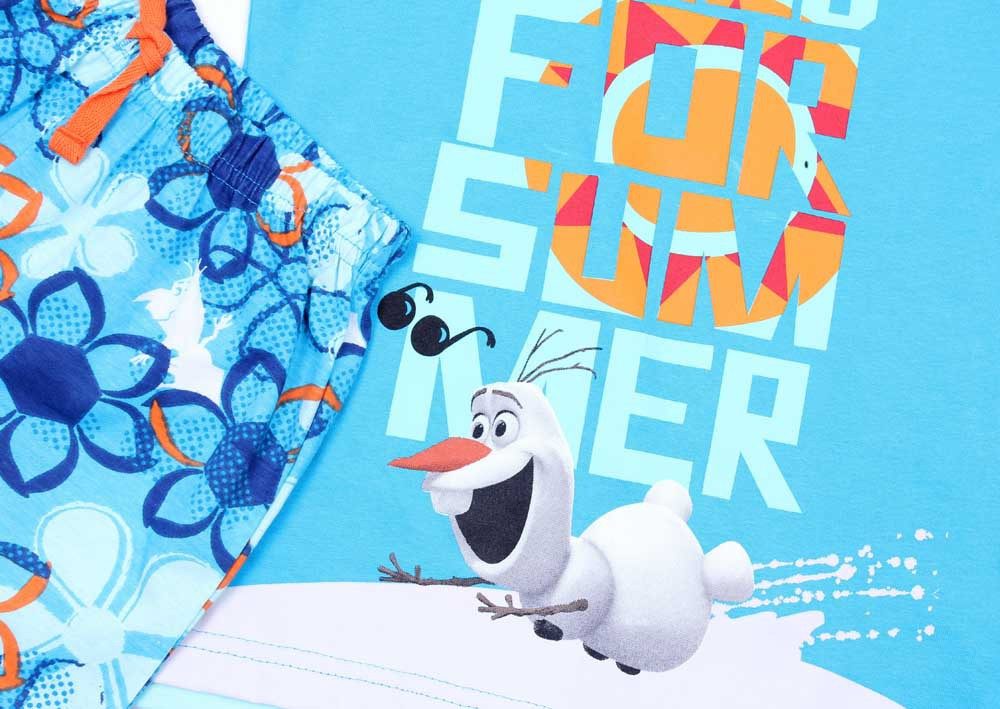 Sarcia.eu Schlafanzug Blauer Schlafanzug Die Eiskönigin–Völlig unverfroren Disney 4-5 Jahre